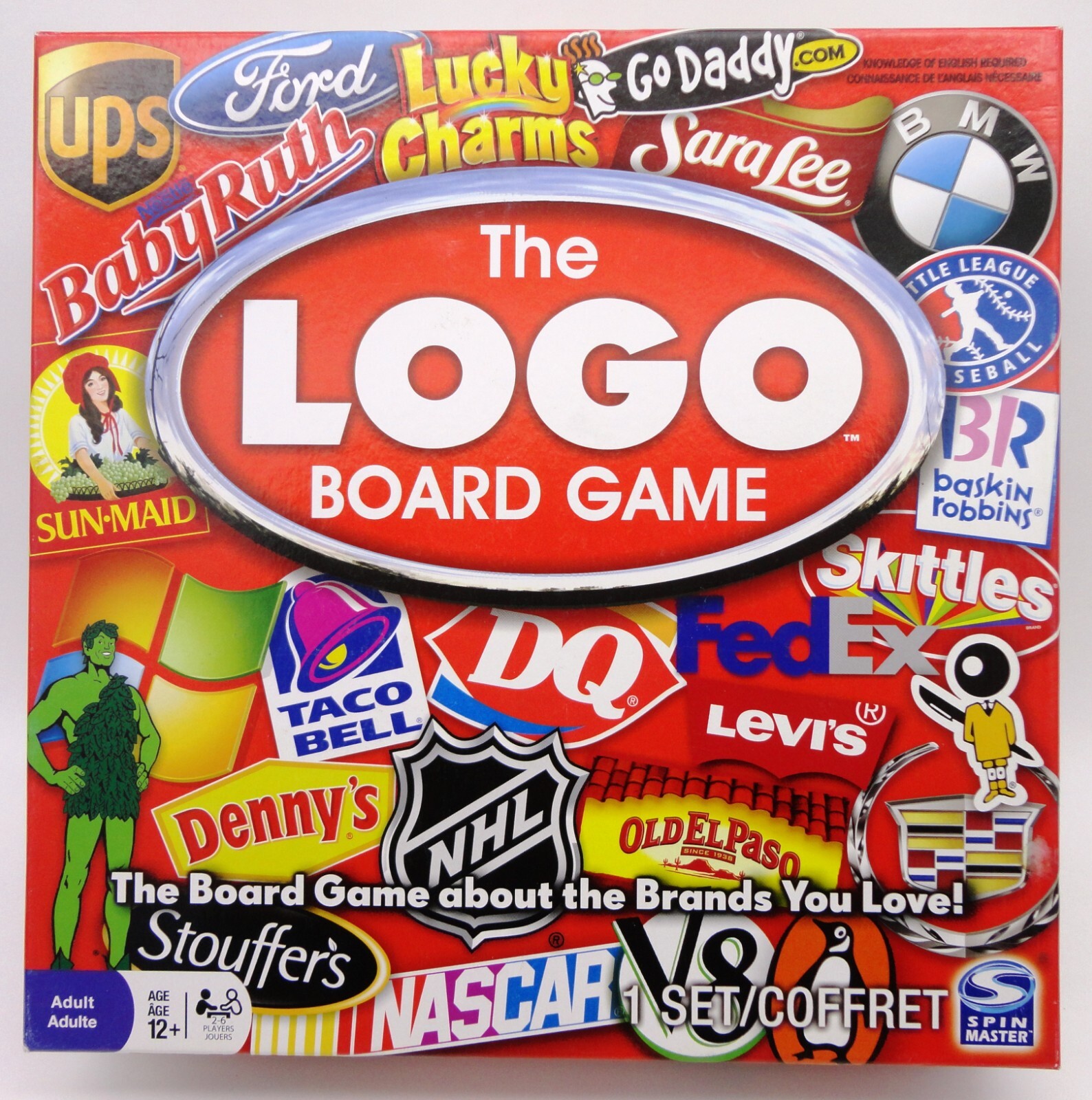 The LOGO Board Game by Spin Master Ages 12 Years Plus 2-6 Players Complete