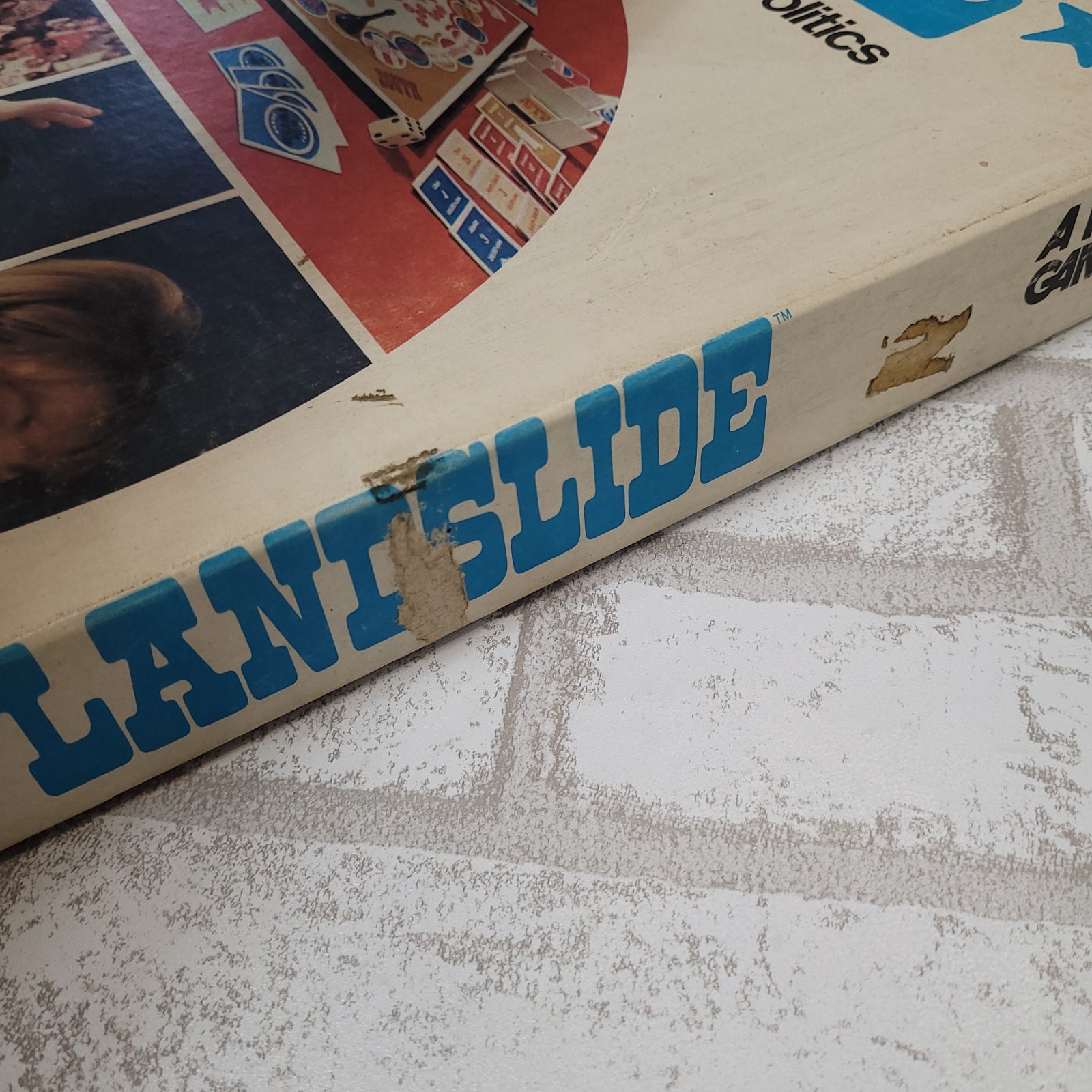 Vintage 70s 1971 Landslide Power Politics Board Game Parker Bros CIB Complete