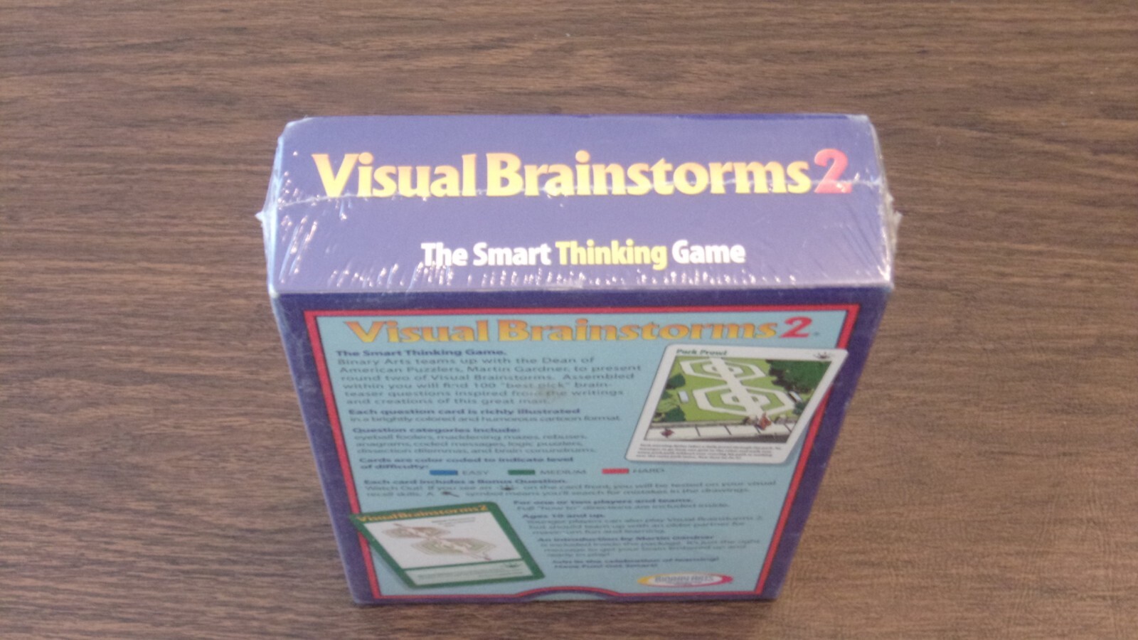 NIB Visual Brainstorms 2 The Smart Thinking Game Binary Arts 100 Cards #6560
