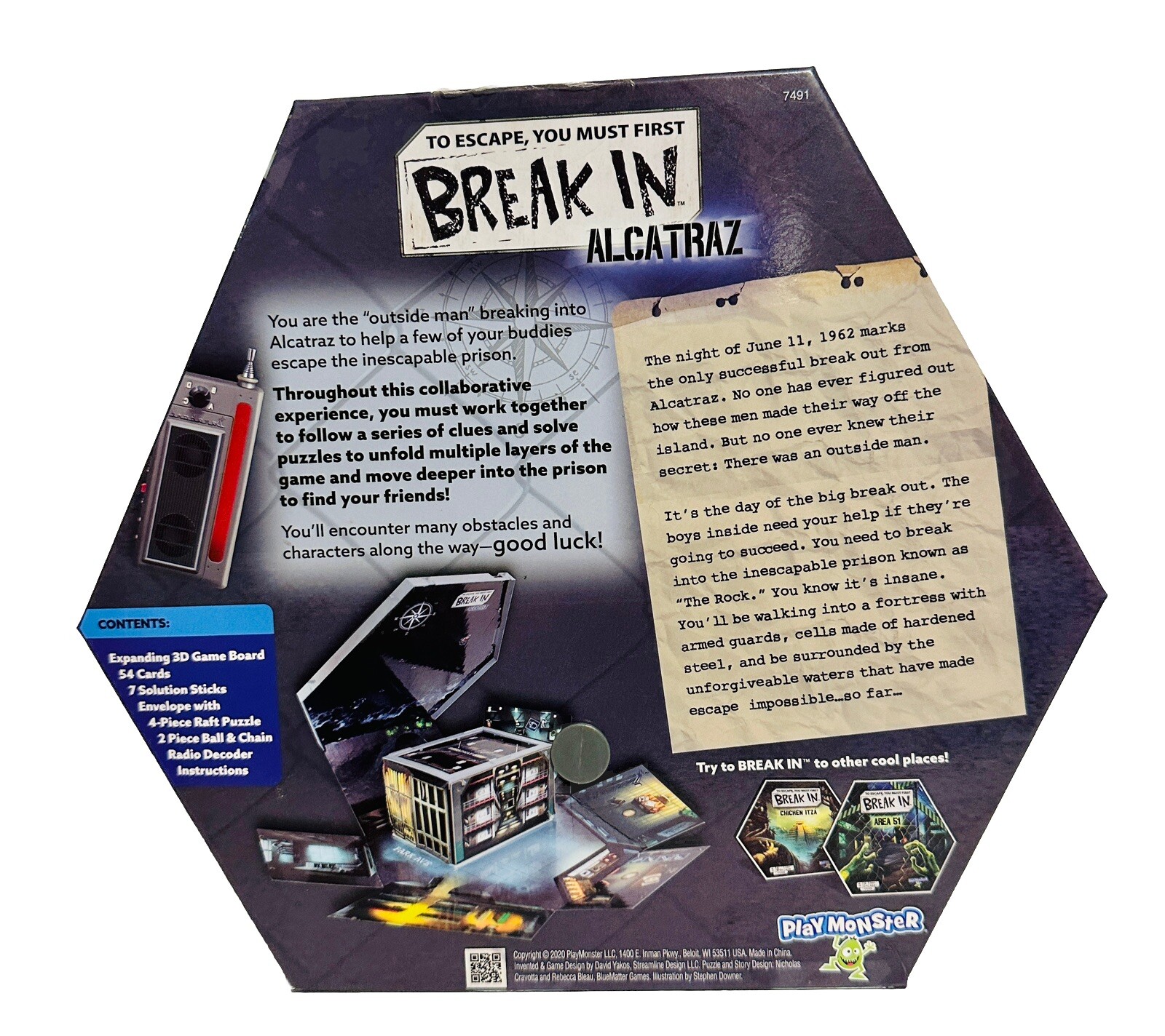 Alcatraz, “To Escape,You Must First Break in” Board Game Based On Real Events