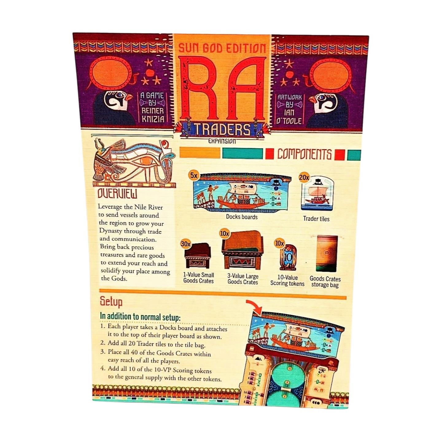 RA: The Sun God Edition (Includes Ra: Traders) by 25th Century Games – SEALED