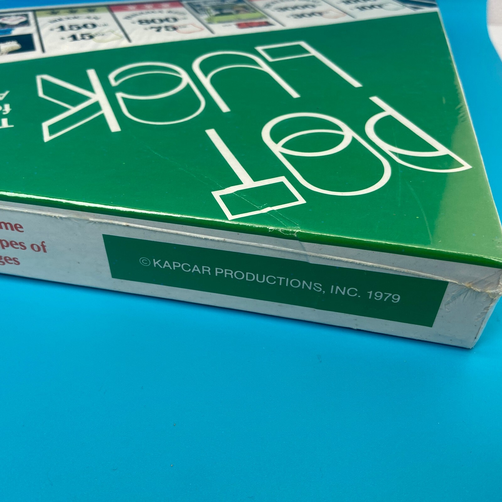 Vintage Rare POT LUCK Board Game 1979 Kapcar Monopoly Cannabis Weed NEW SEALED!!