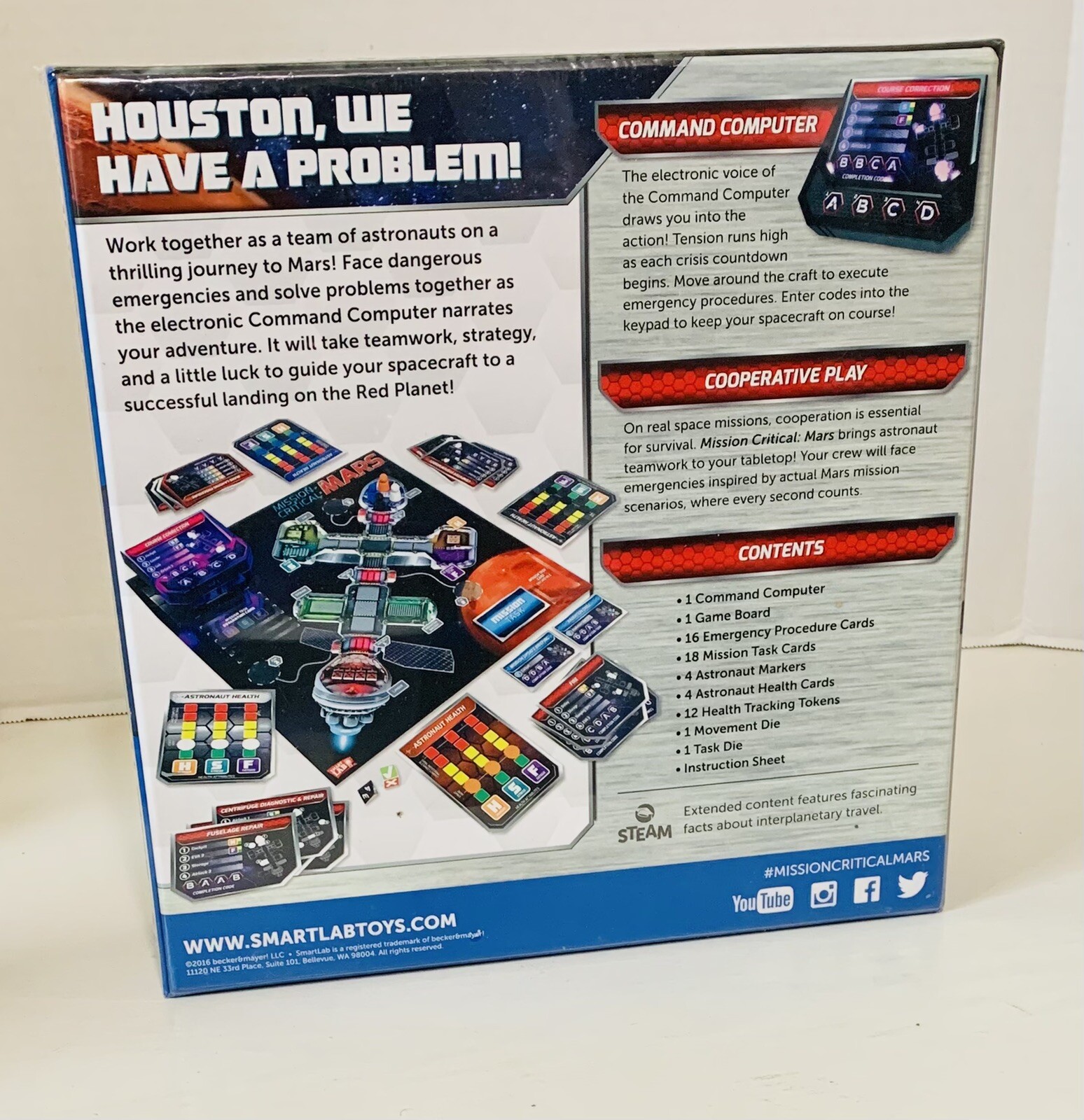 Smart Lab Mission Critical: Mars Space Adventure Game w/ Talking Computer – NEW