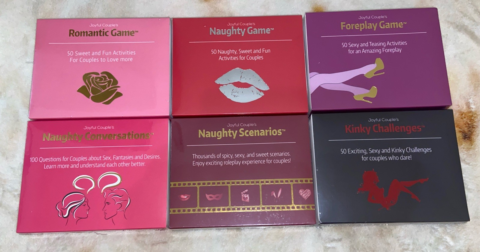 Lot of Sex Games Romantic Naughty Kinky Foreplay Couples Fantasies Activities