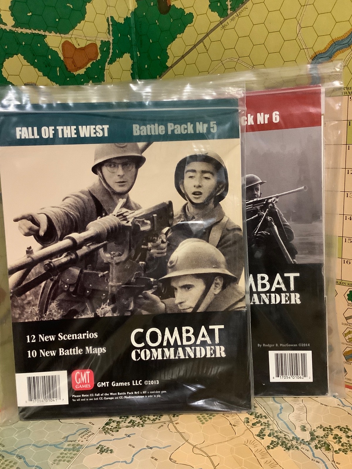 NEW Fall of the West/SEA Lion Combat Commander Battle Packs 5 & 6 GMT WWII