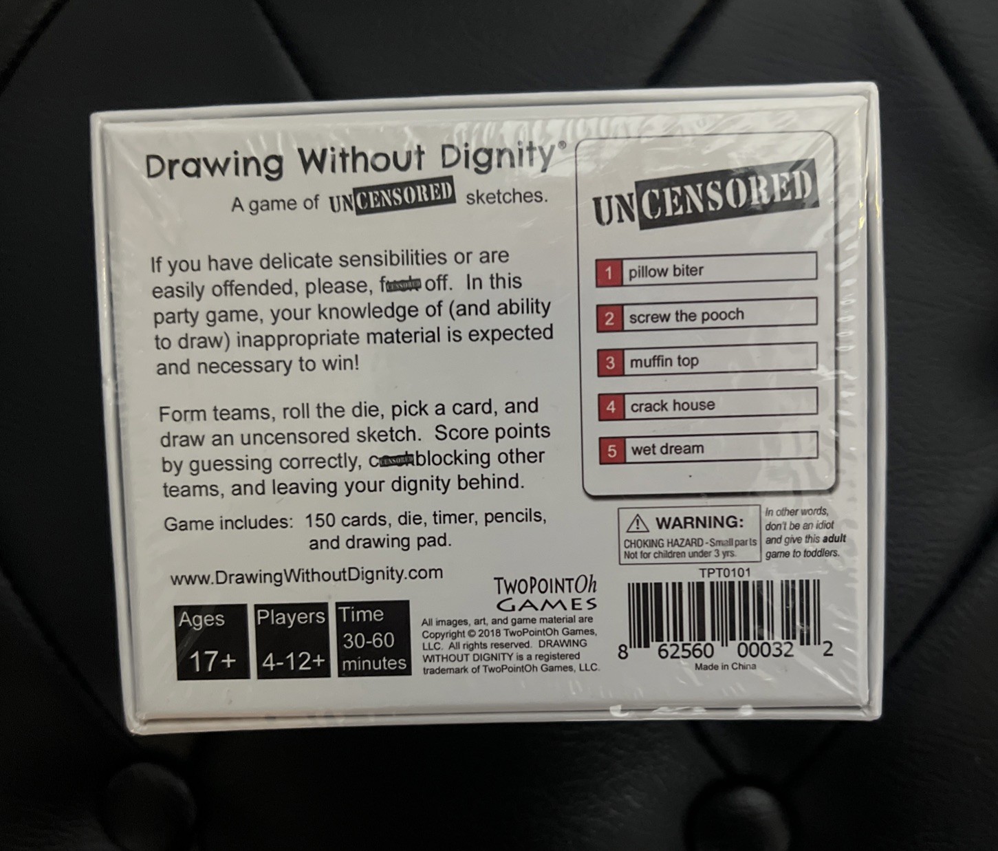 Drawing Without Dignity : A Game of Uncensored Sketches (Adult Pictionary) *NEW*