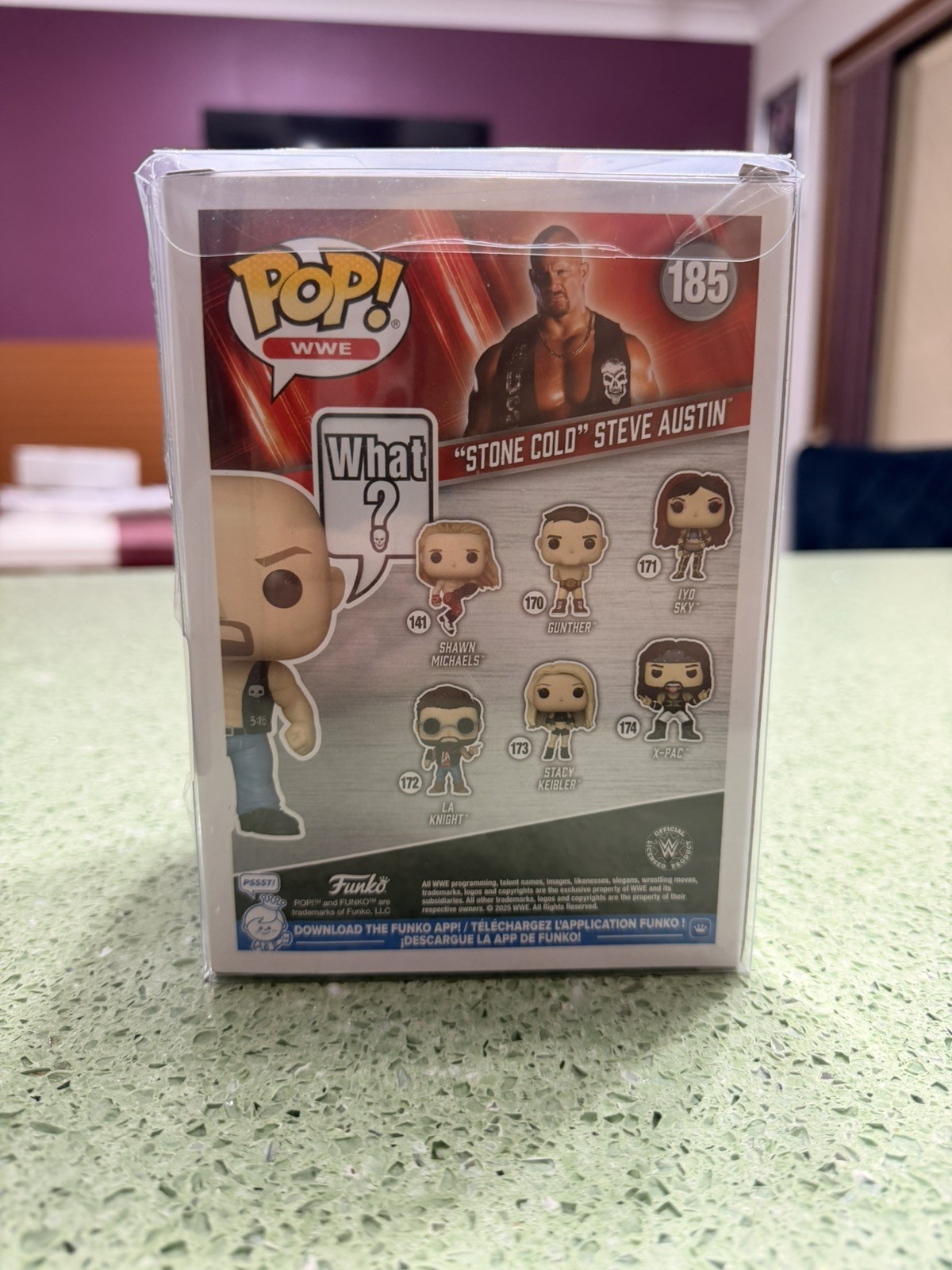 Funko Pop! Stone Cold Steve Austin “What?” #185 Limited Edition Supreme w/ Prote