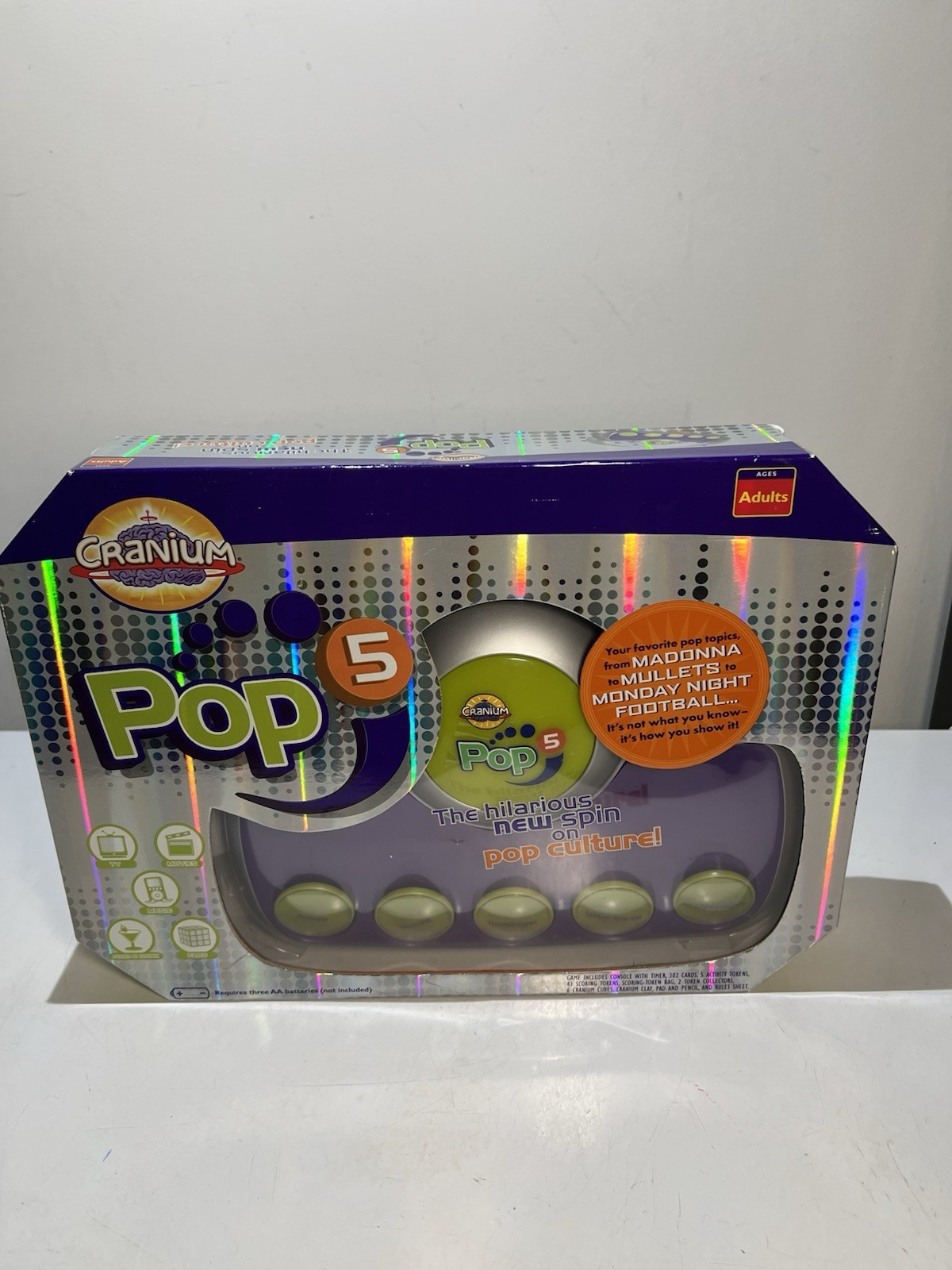 NEW Cranium Pop 5 Adult Pop Culture Trivia Console Board Game SEALED