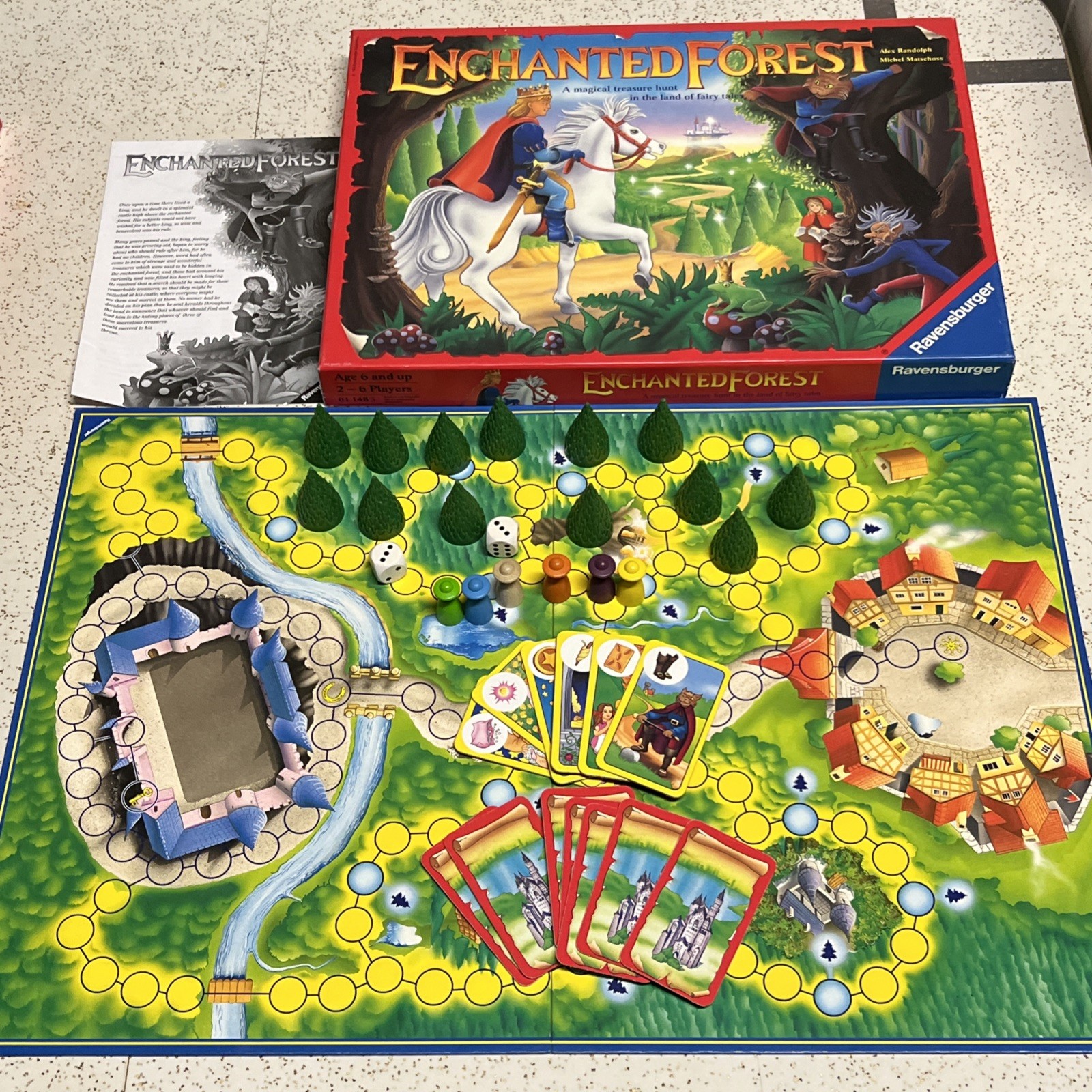 Ravensburger Enchanted Forest 1994 Children’s Memory Board Game 100% Complete