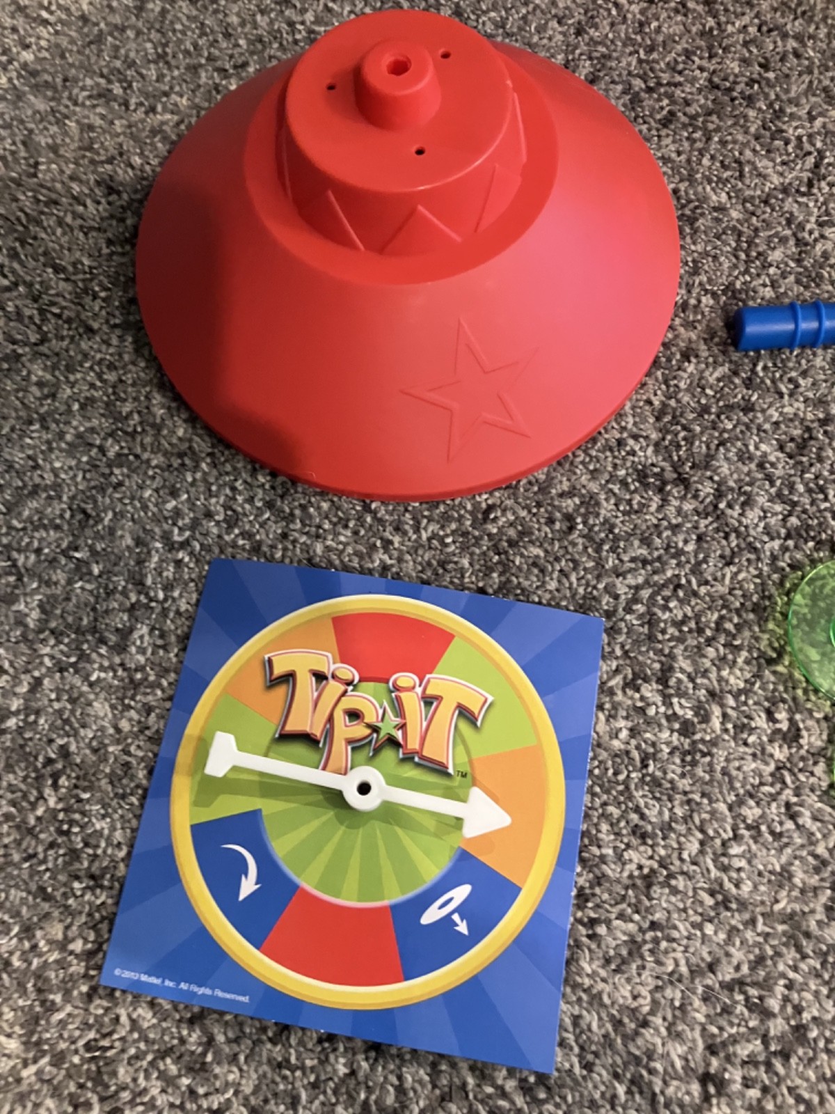 2013 Tip-It Cardinal Balancing Game Complete minus Label Sheet Wackiest Game