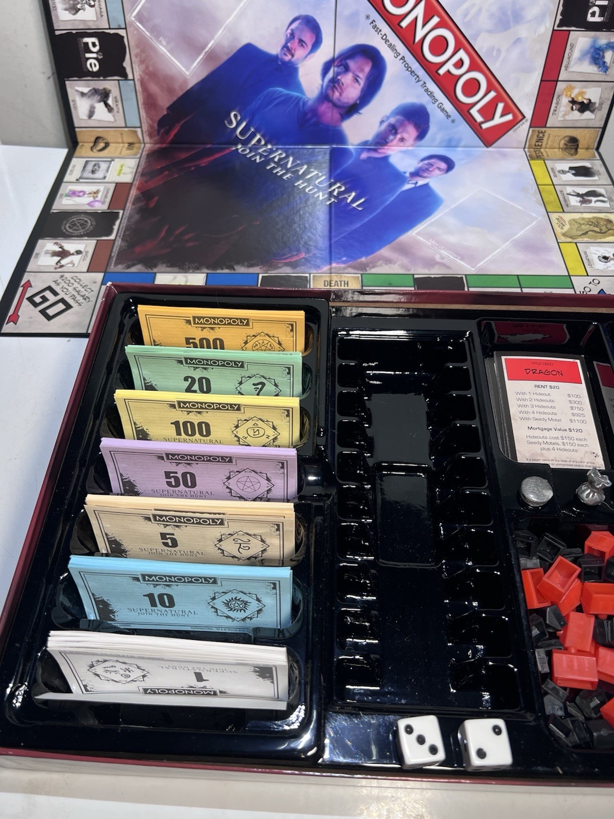 Monopoly Super Natural Join The Hunt Collectors Edition Complete Board Game 2015