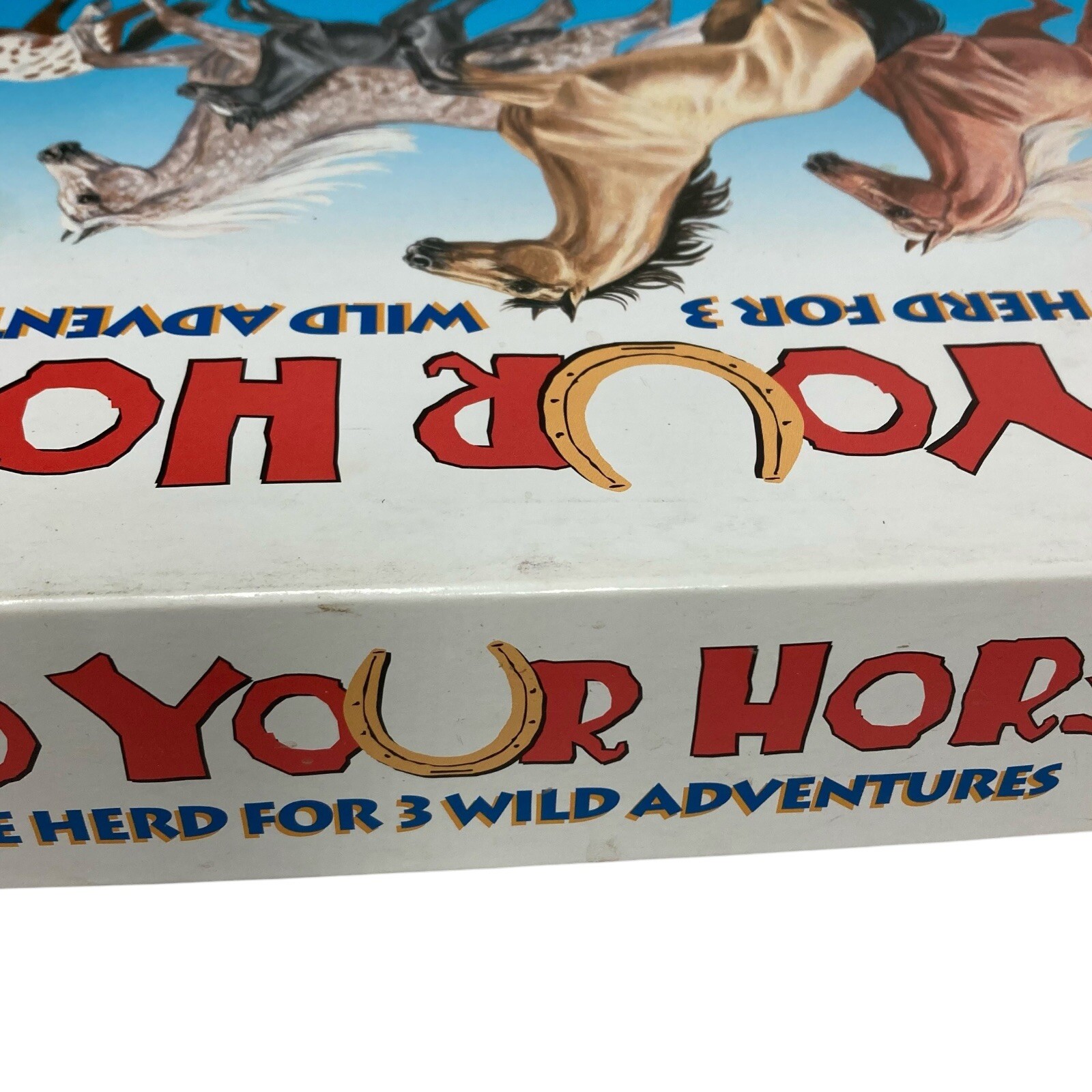 Herd Your Horses Board Game 3 Wild Adventures Aristoplay 100% Complete 2009