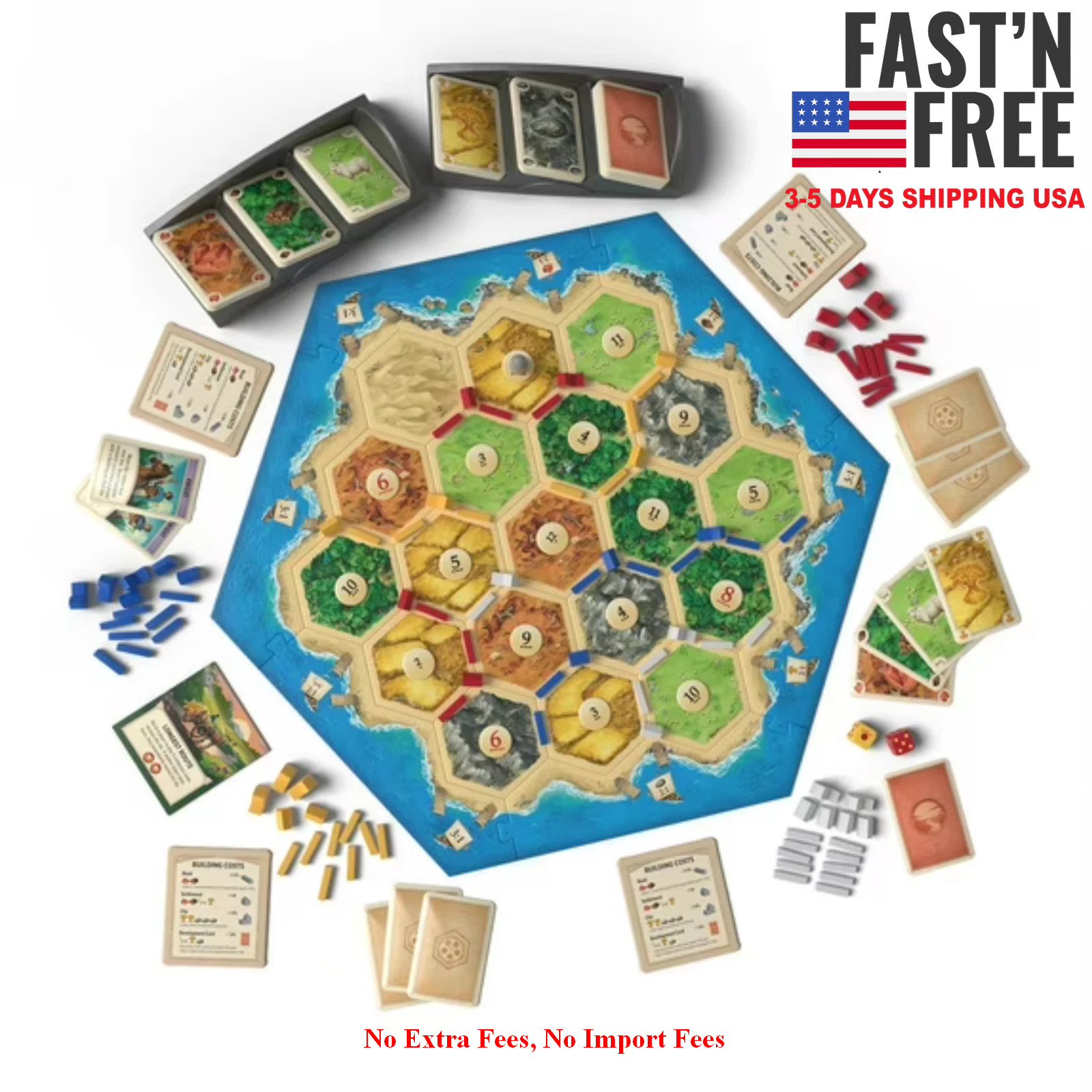 [HOT SALE] Catan – The Game Strategy Board Game for Ages 10 and up from Asmodee