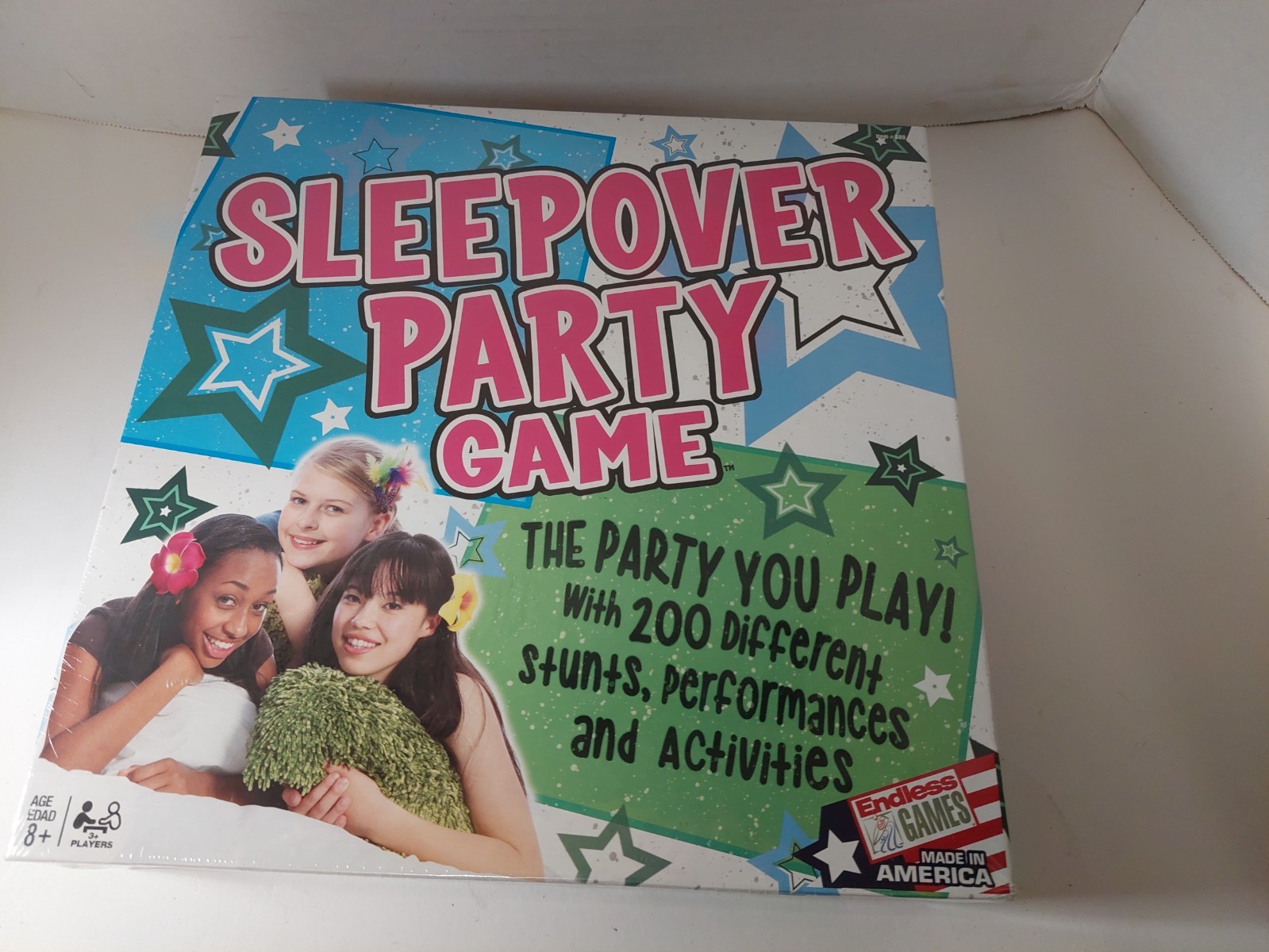 Sleepover Party Board Game Girls With 200 Different Activities 8+ New Sealed