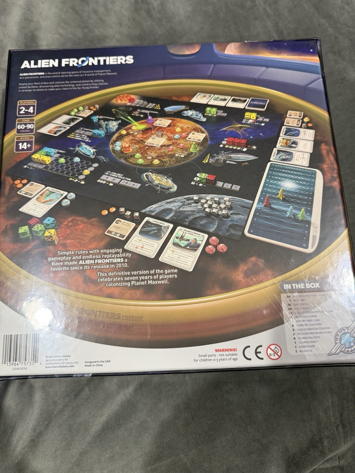 Alien Frontier Board Game With Add Ons