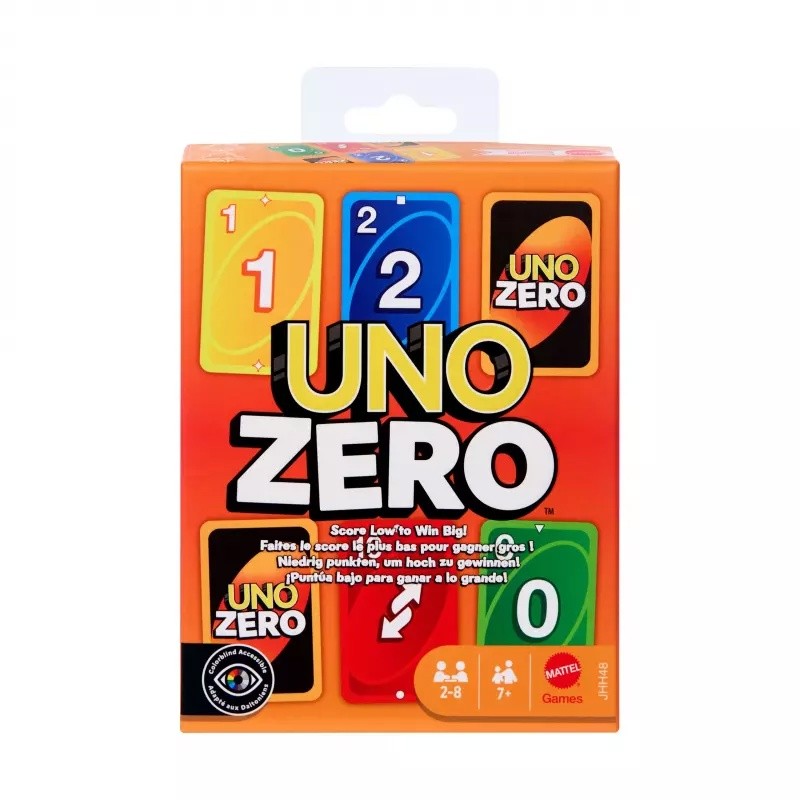 UNO Zero Gra karciana Mattel