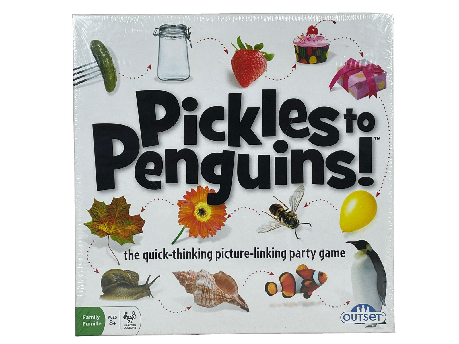 NEW Pickles to Penguins! Game Quick-Thinking Picture-Linking Party Ages 8 & Up
