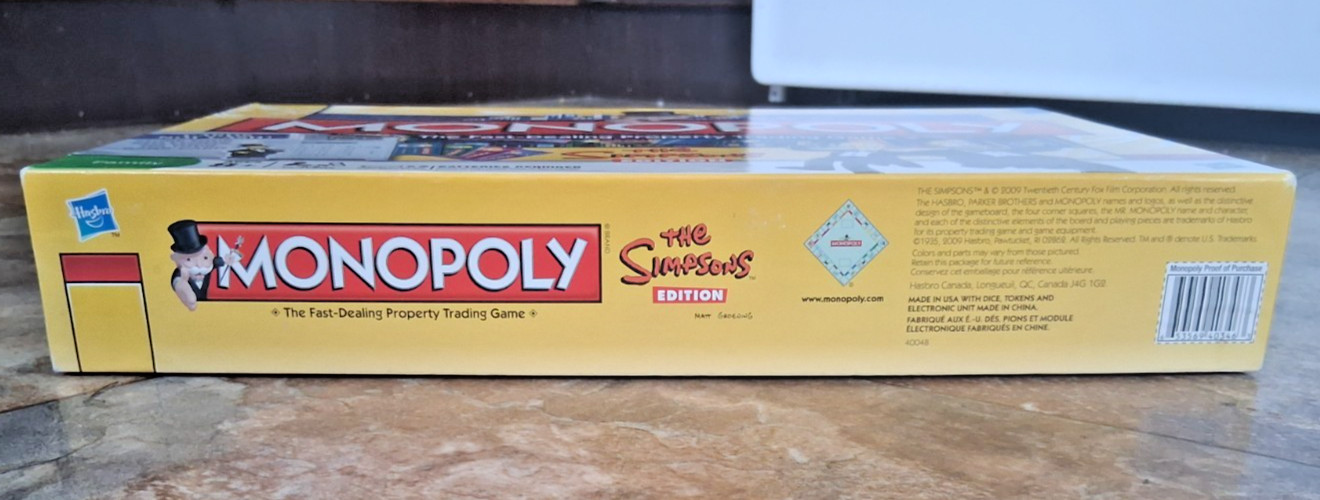 Monopoly: The Simpsons Electronic Edition Board Game