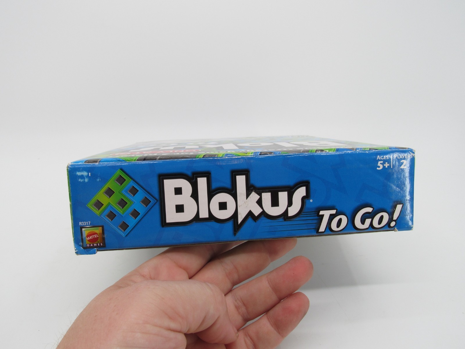 Blokus To Go for 2 Players COMPLETE Mattel 2009 Storage Trays Travel Strategy