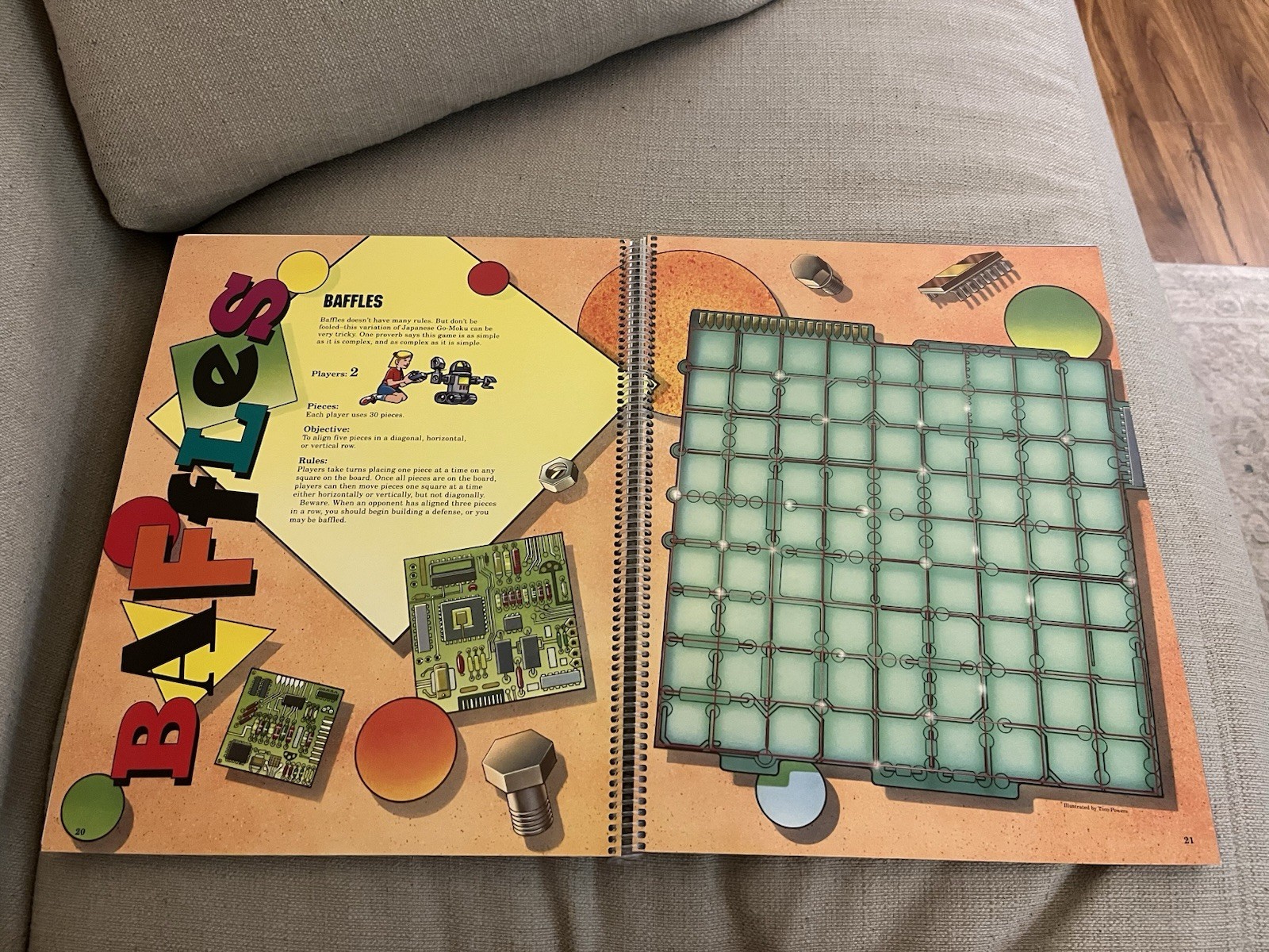 Highlights Best Board Games Around the World Spiral Bound Book Vintage 1992 MINT