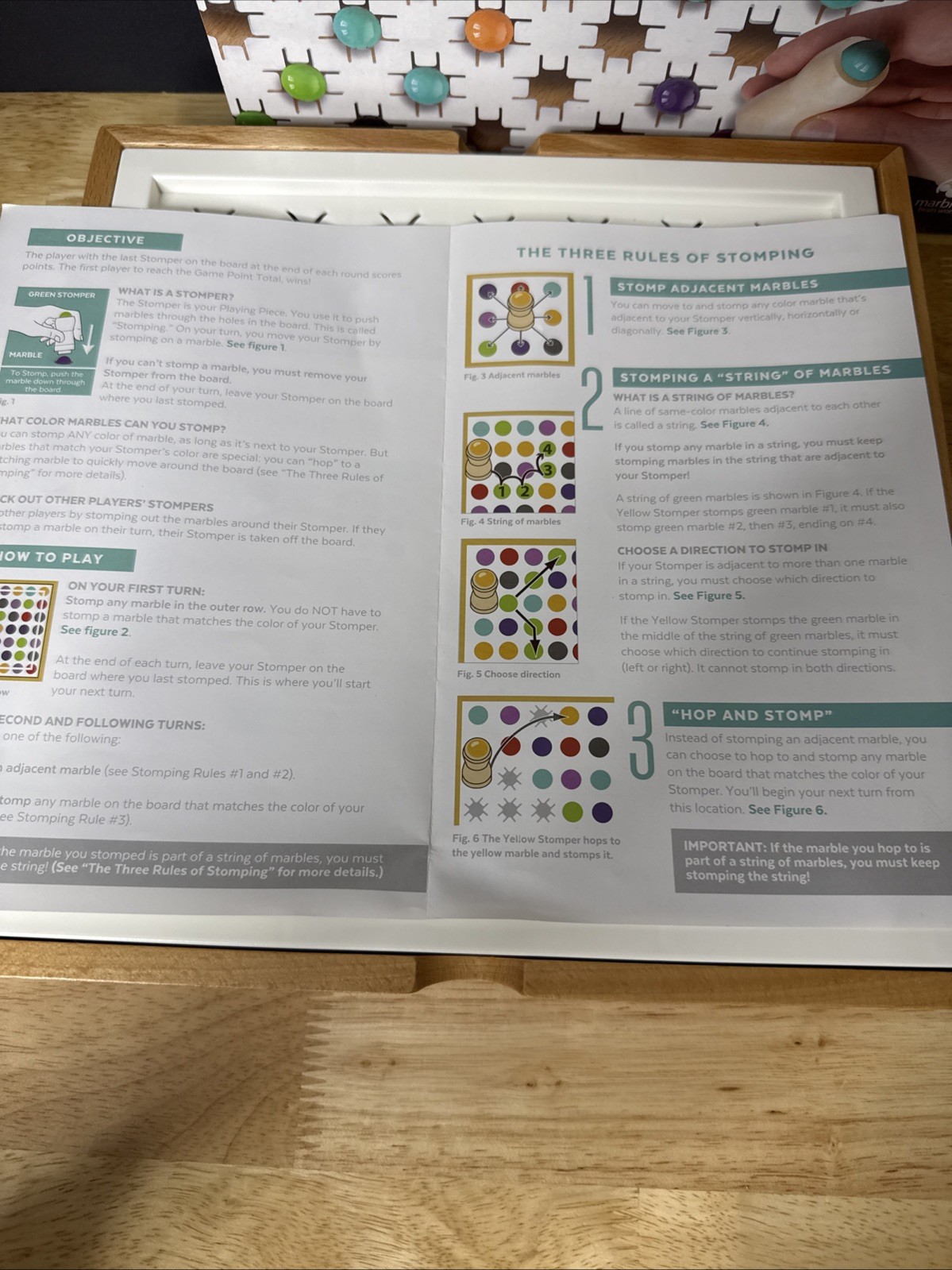 Stomple Board Game- Marbles Brain Workshop – 100% Complete French & Eng Rules