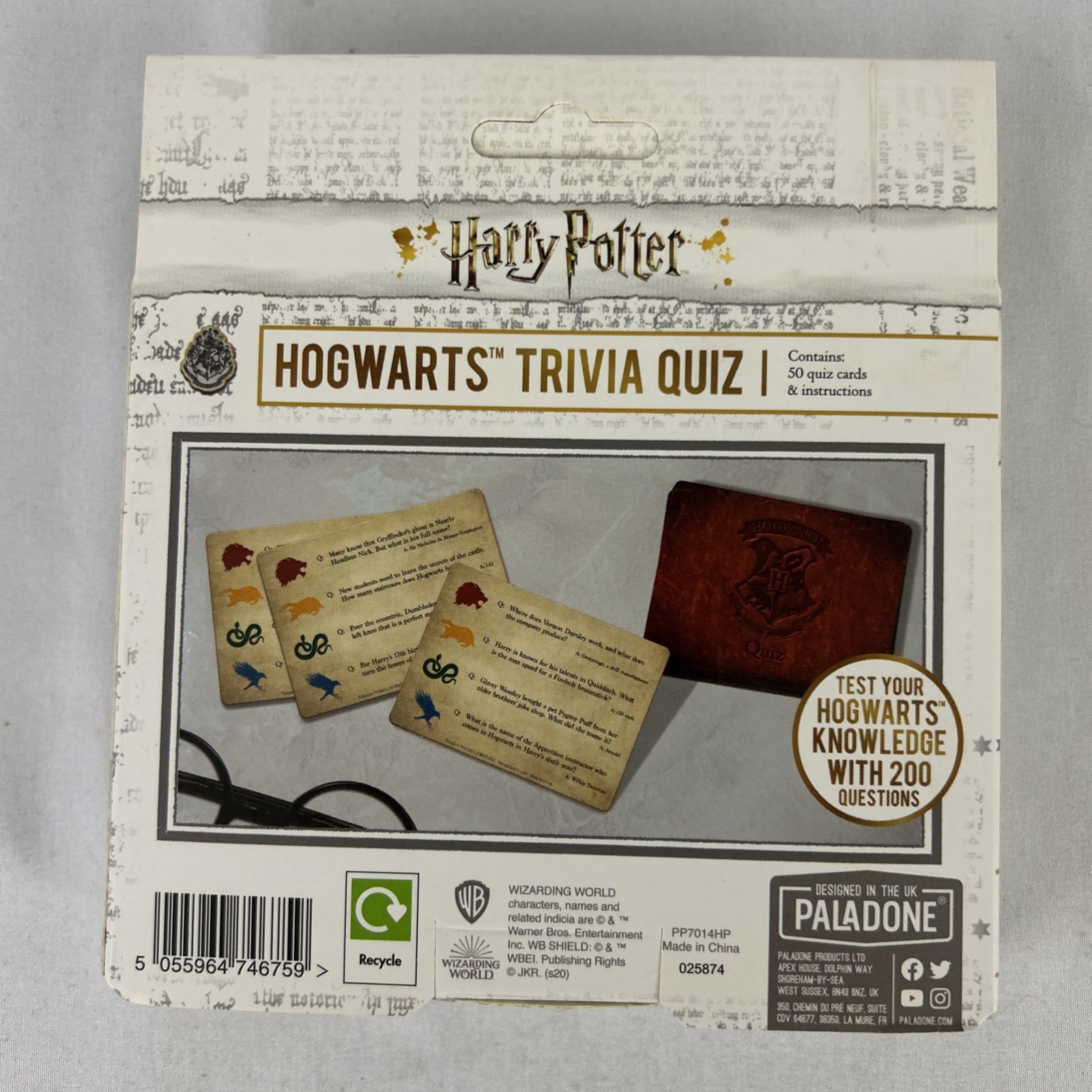 Harry Potter Hogwarts Trivia Quiz Game 200 Questions 50 NEW! (8)