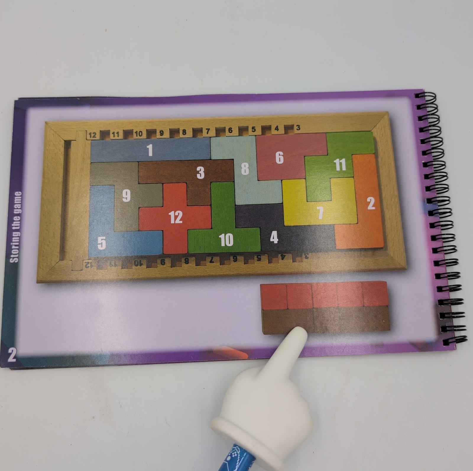 Katamino Wooden Strategy Logic Game Gigamic Tetris – Minus 4 Unimportant Pieces