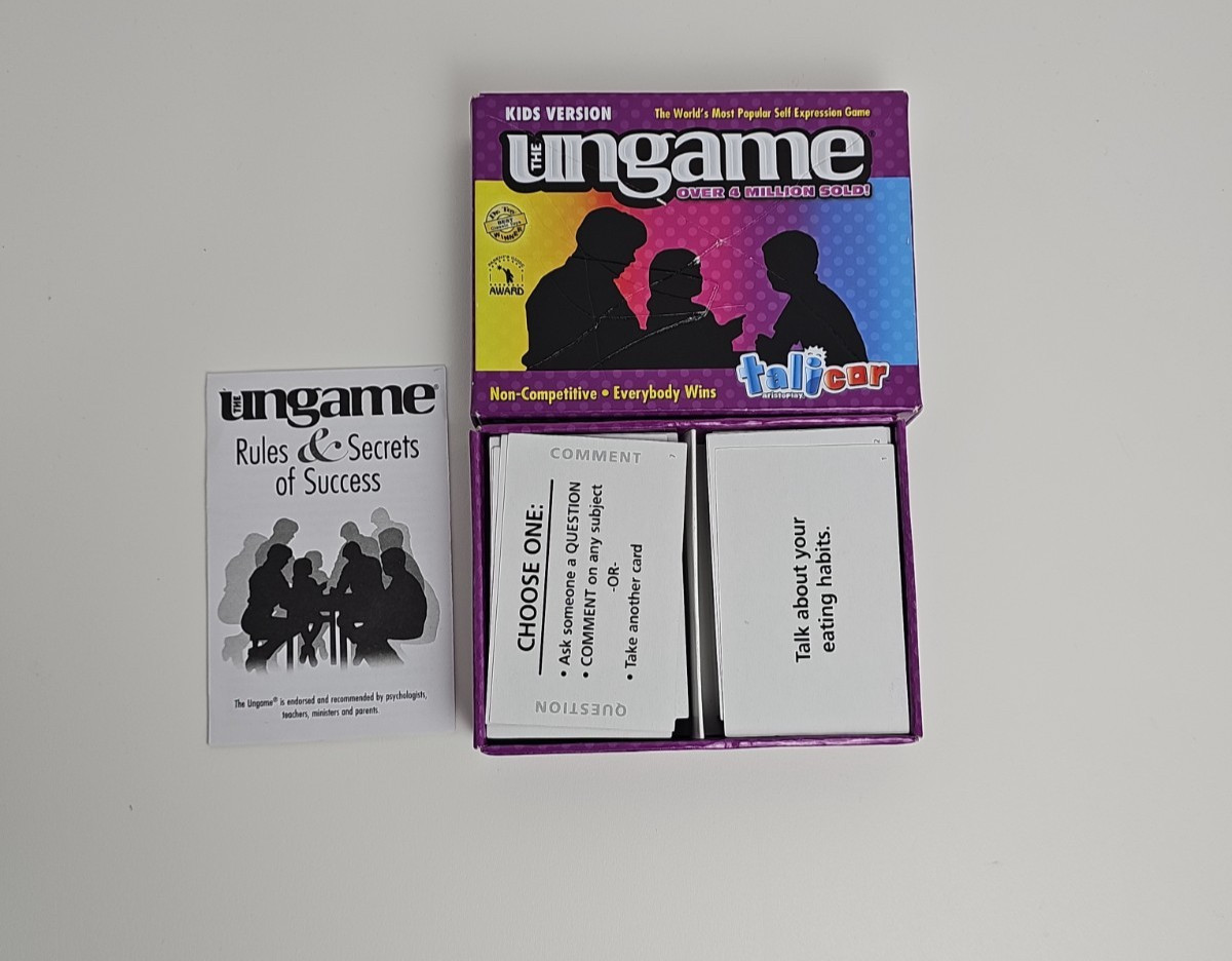 Ungame Kids Version by Talicor Popular Self Expression Ice Breaker All Win Game