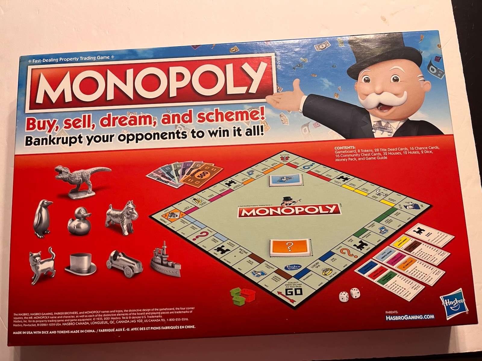 Hasbro Monopoly C1009 Classic Board Game 2-6 Players 8+ Years Family COMPLETE