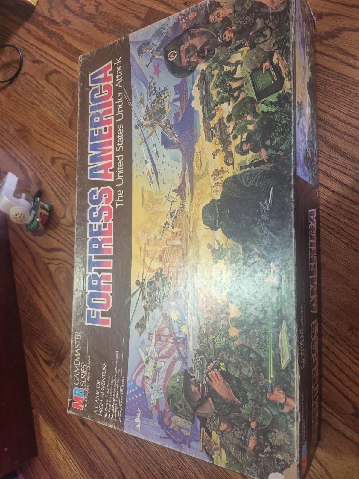 Fortress America United States Under Attack Board Game Gamemaster 1986 MB