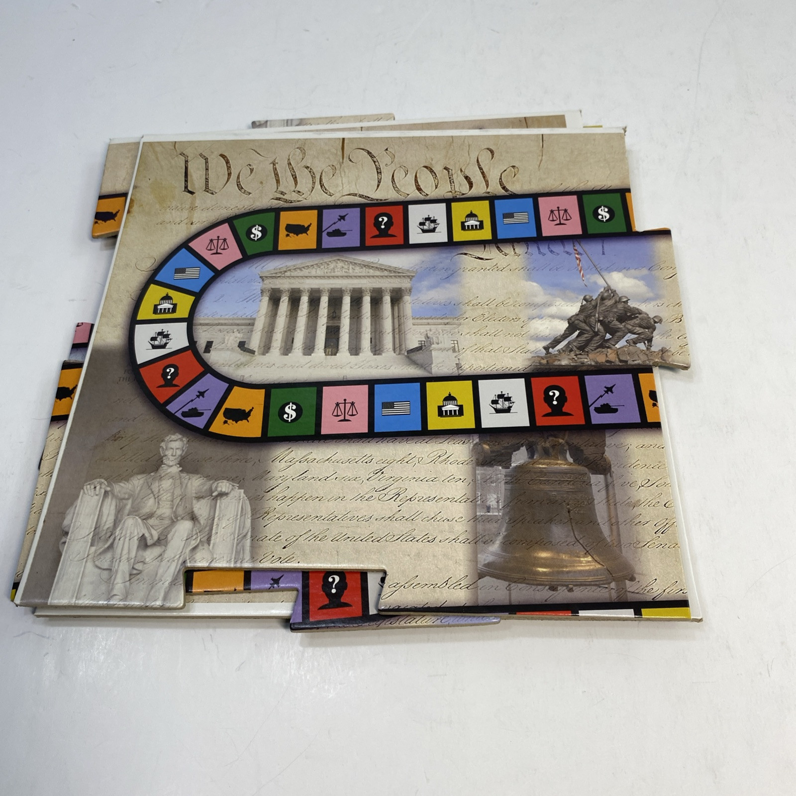 We The People Board Game McGrath The Family Game About American History-RARE!!