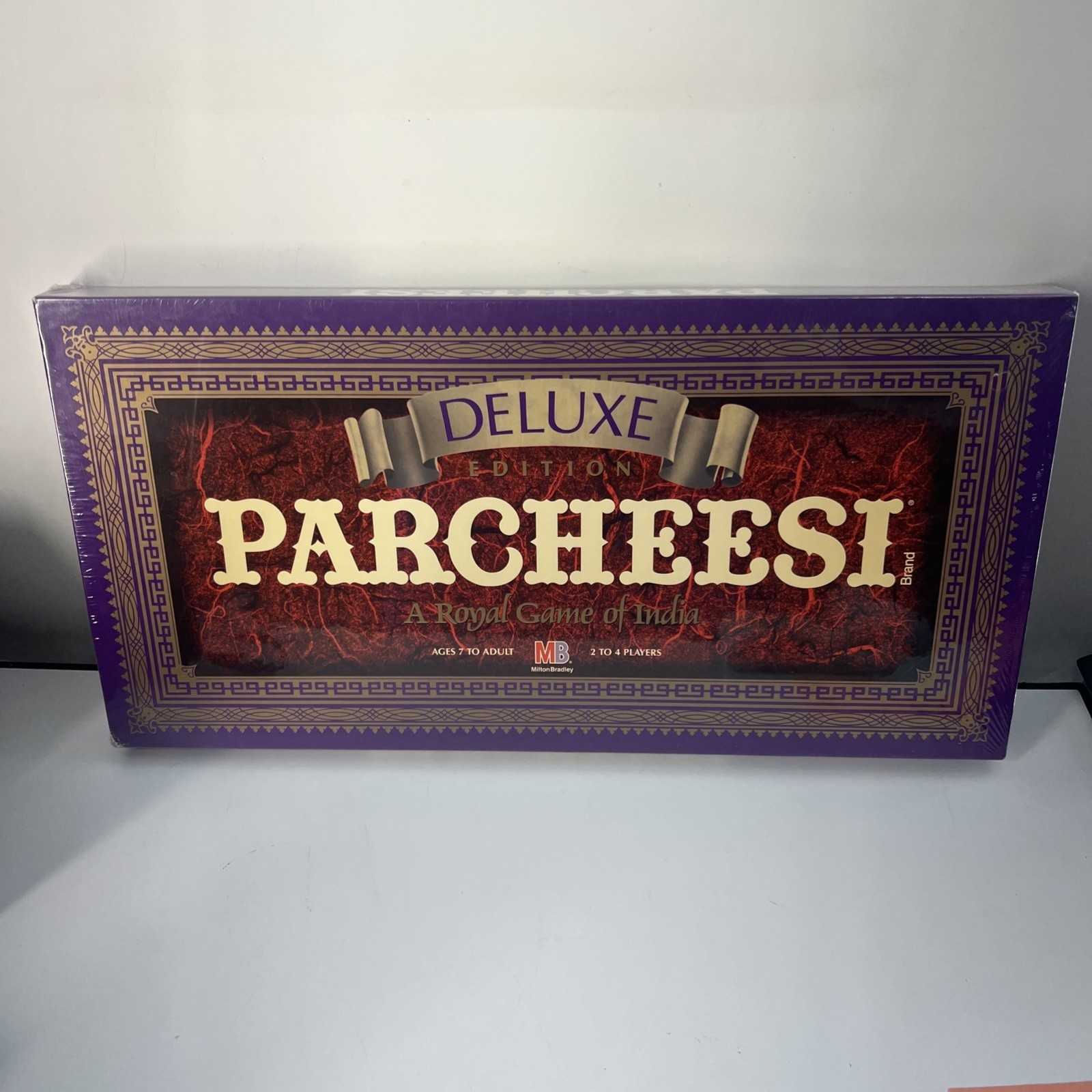 New / Shrink Wrapped Milton Bradley Game Deluxe Edition Parcheesi Complete 1989