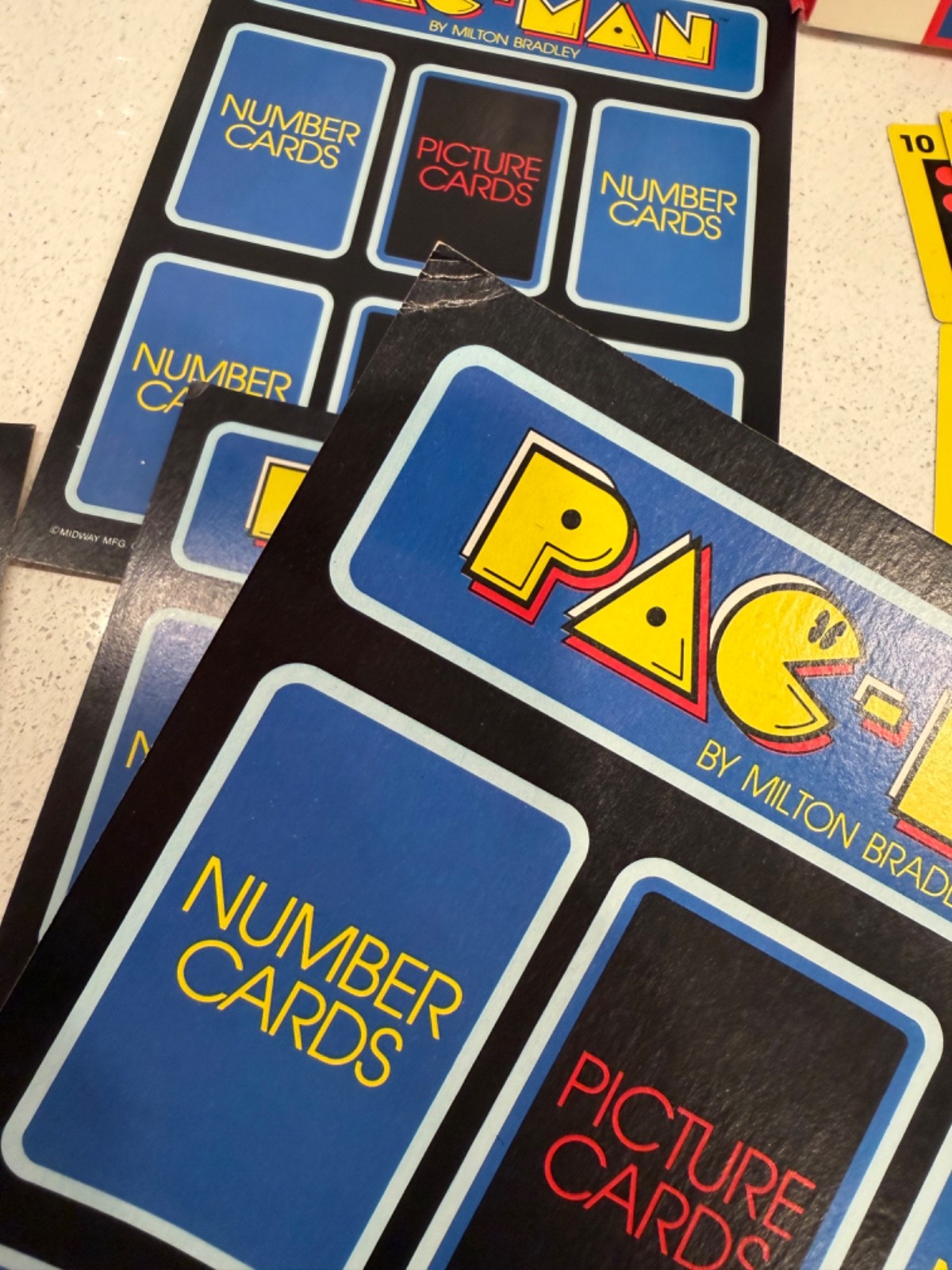 Vintage 1982 Pac-Man Card & Board Game Milton Bradley Arcade Classic COMPLETE!