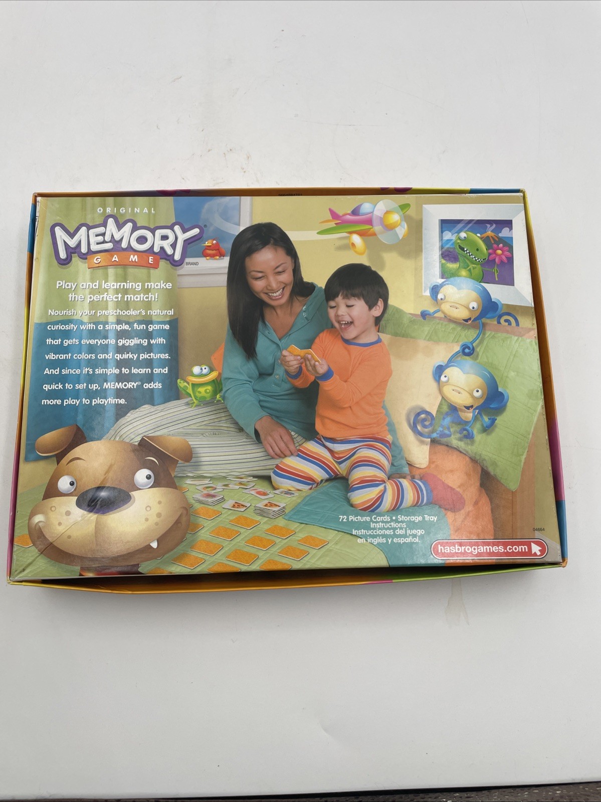 MB The Original Memory Game 2007 Hasbro Classic Matching Family Game Complete