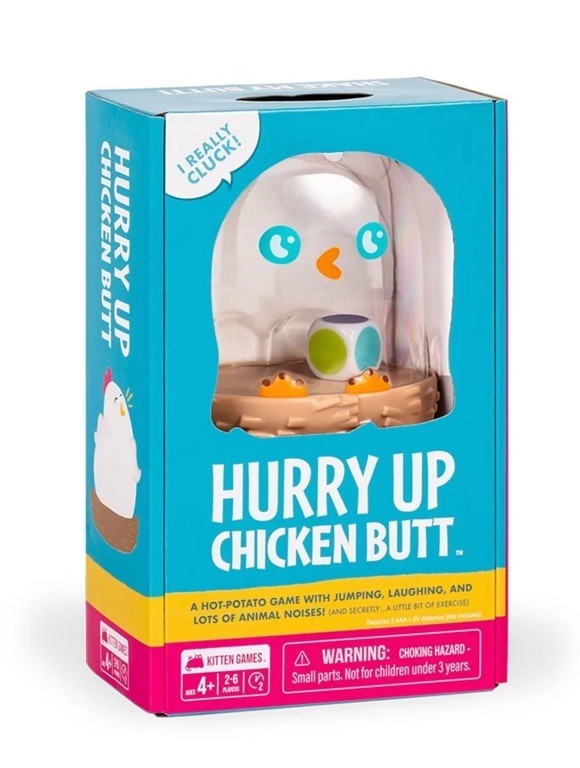 Exploding Kittens Hurry Up Chicken Butt 2-6 Players – Ages 4+ -Social Skill Game