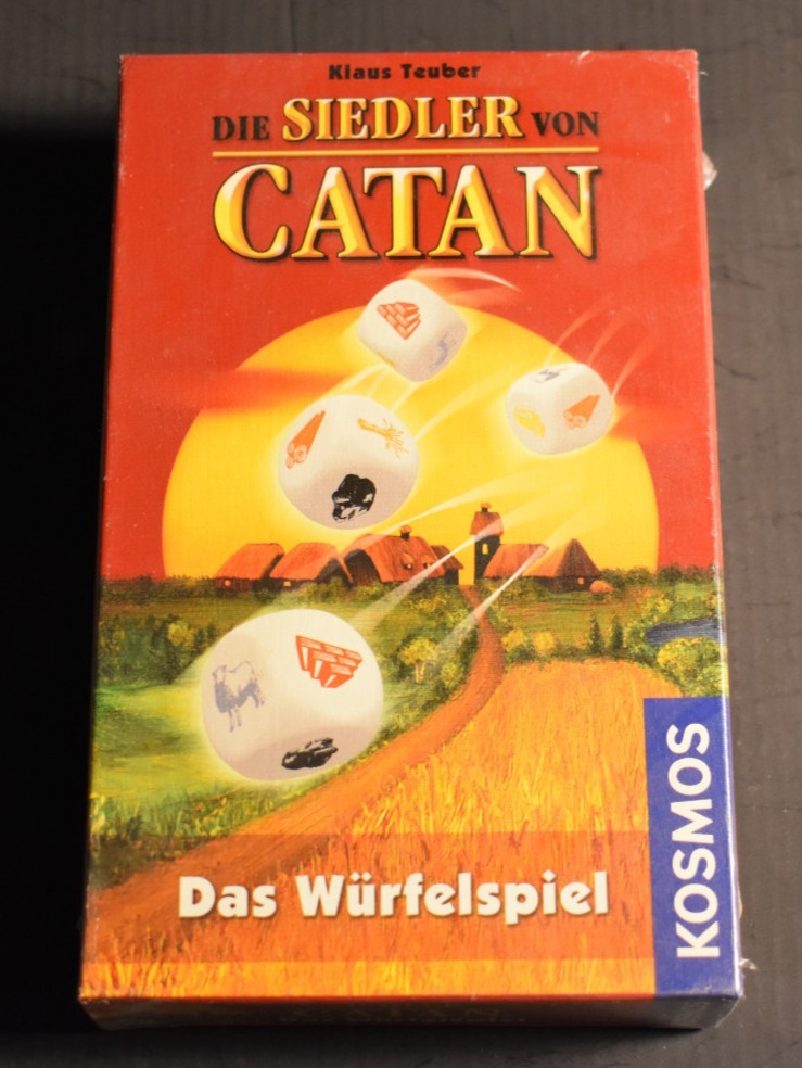 Settlers of Catan Dice Game – German – 2007 – Kosmos