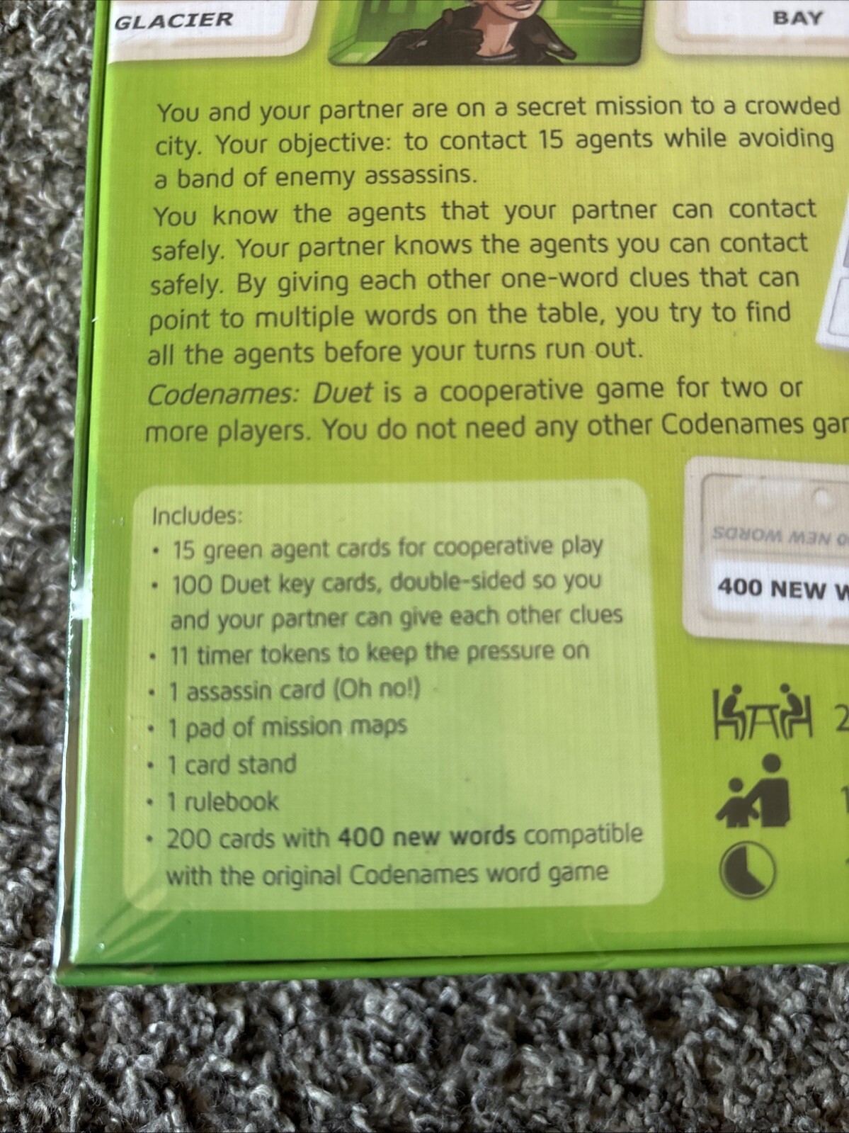 Code Names: Duet Czech Games Edition Brand New Sealed