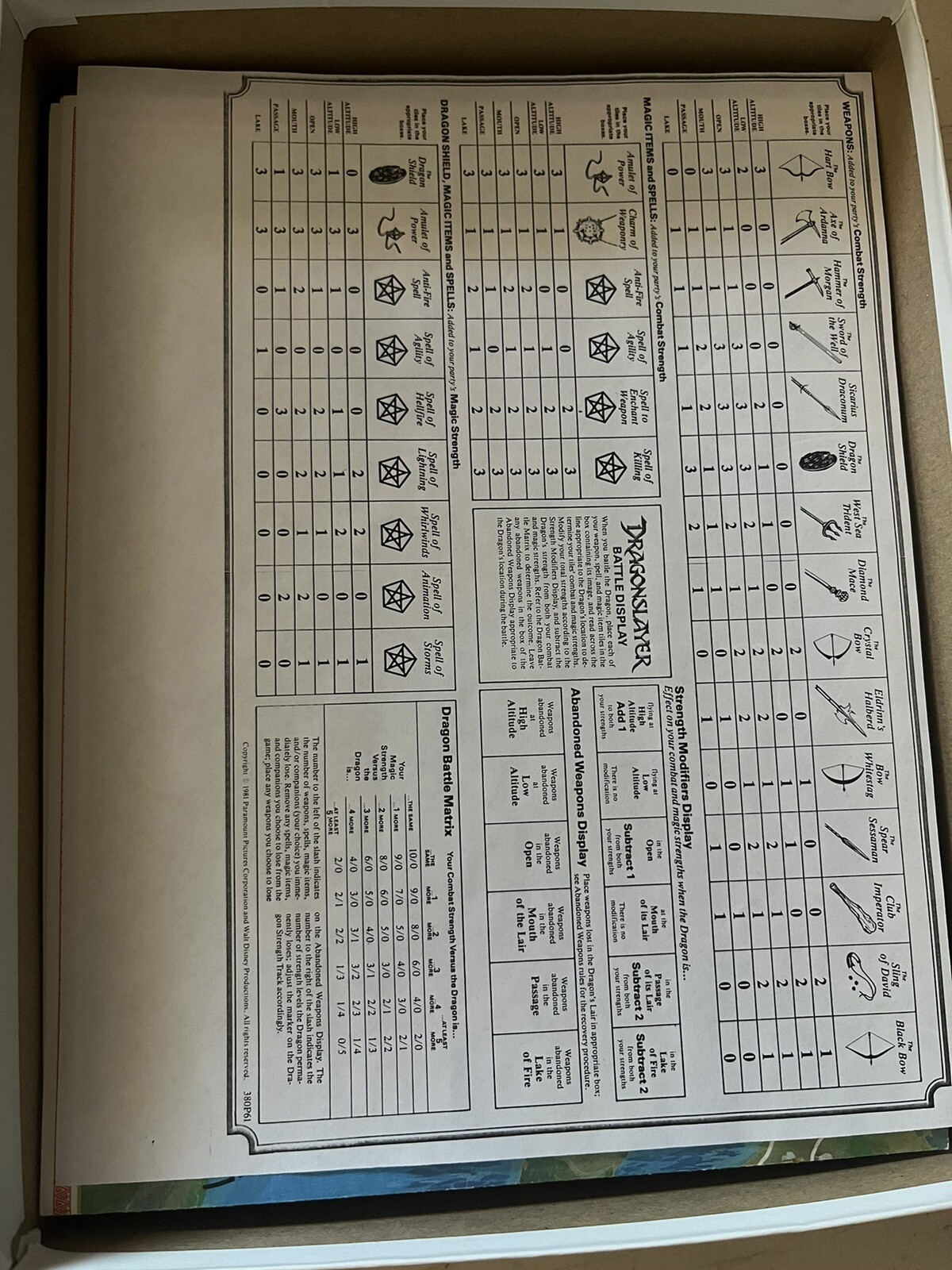 dragonslayer board game