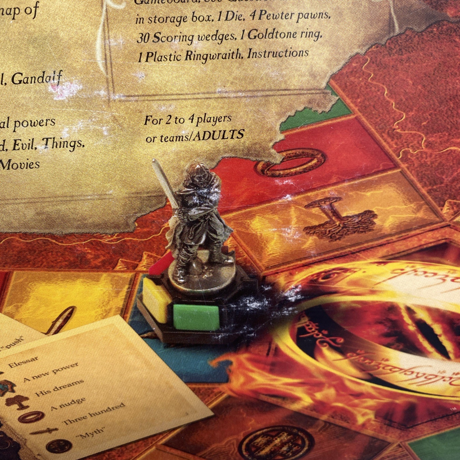 Trivial Pursuit The Lord Of The Rings Movie Trilogy Collector’s Edition Complete