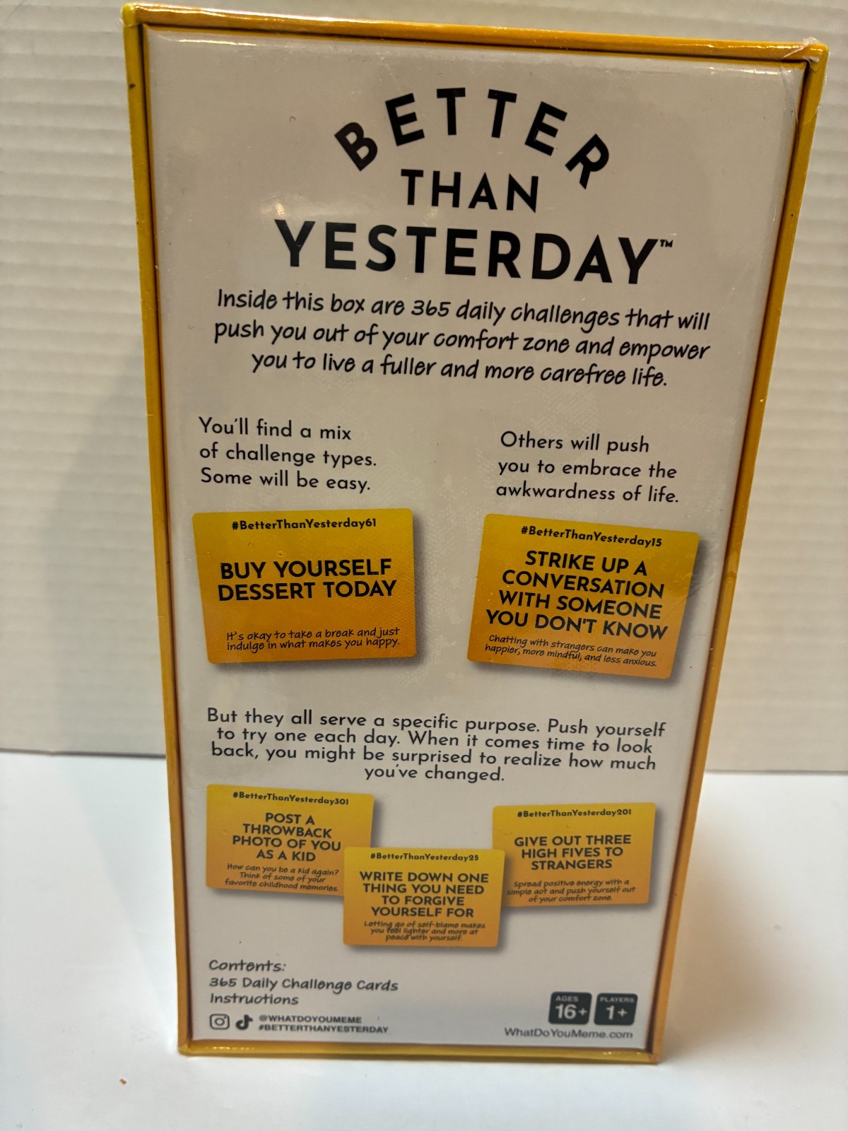 Better Than Yesterday 365 Daily Challenges to empower you (New)