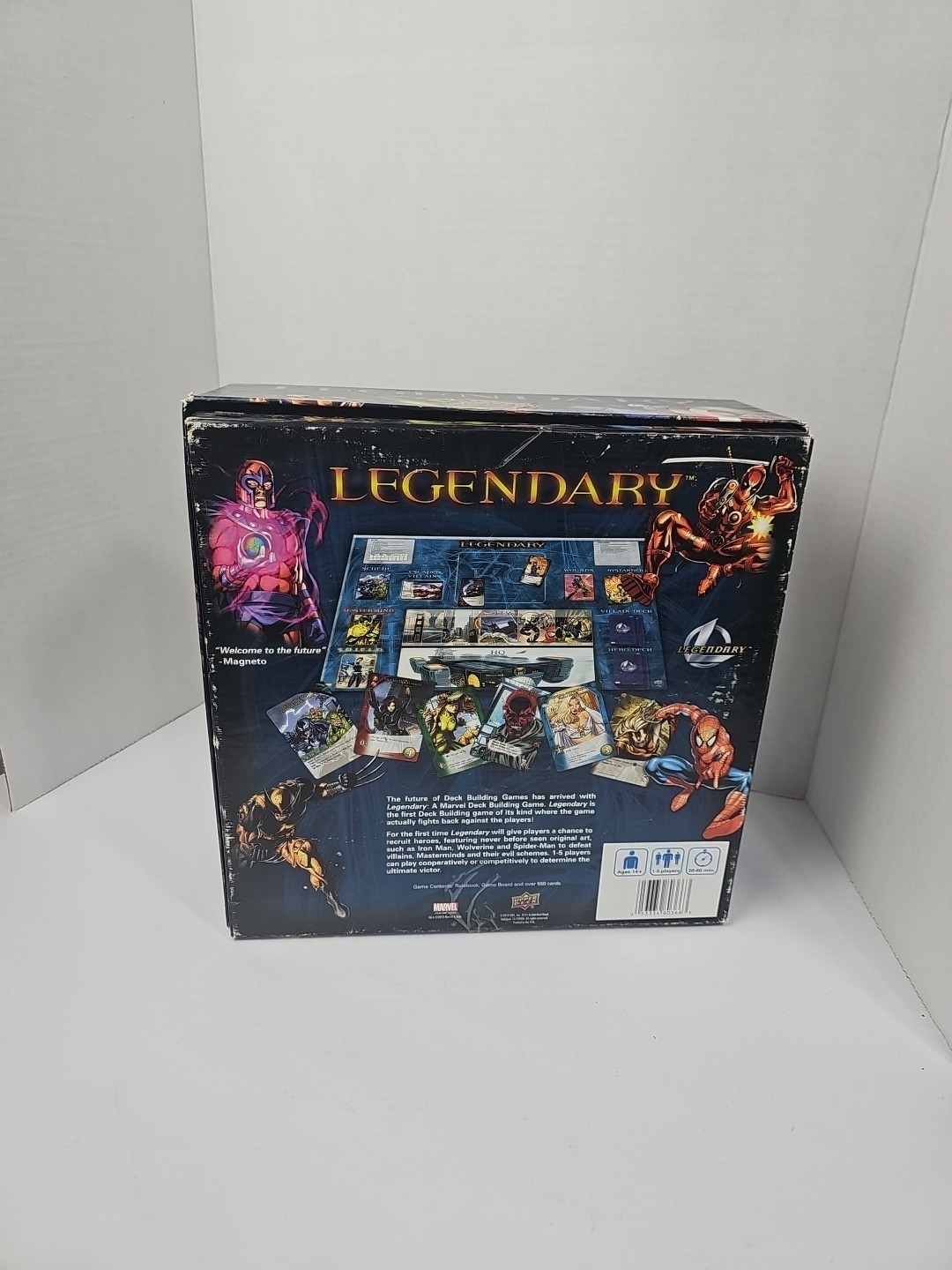 Upper Deck Legendary Marvel Deck Building Game Complete Pre-Owned