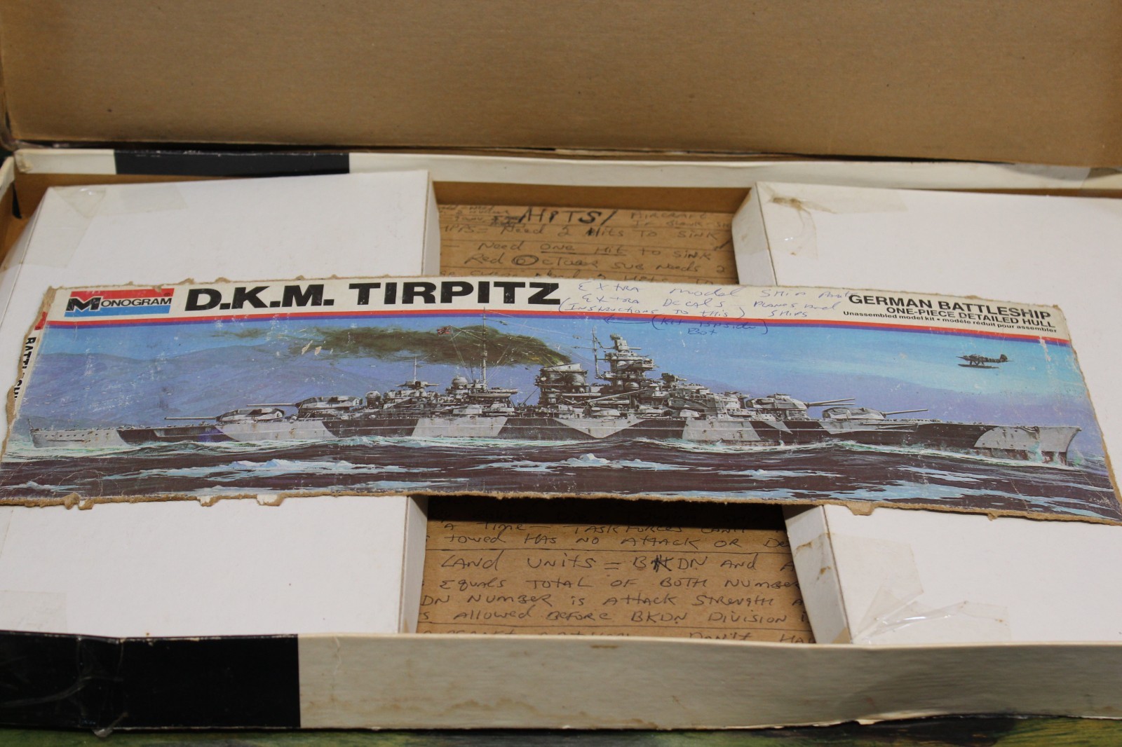 VTG TSR Red Storm Rising War Strategy Board Game 1989 PARTS ONLY Model Box Cover