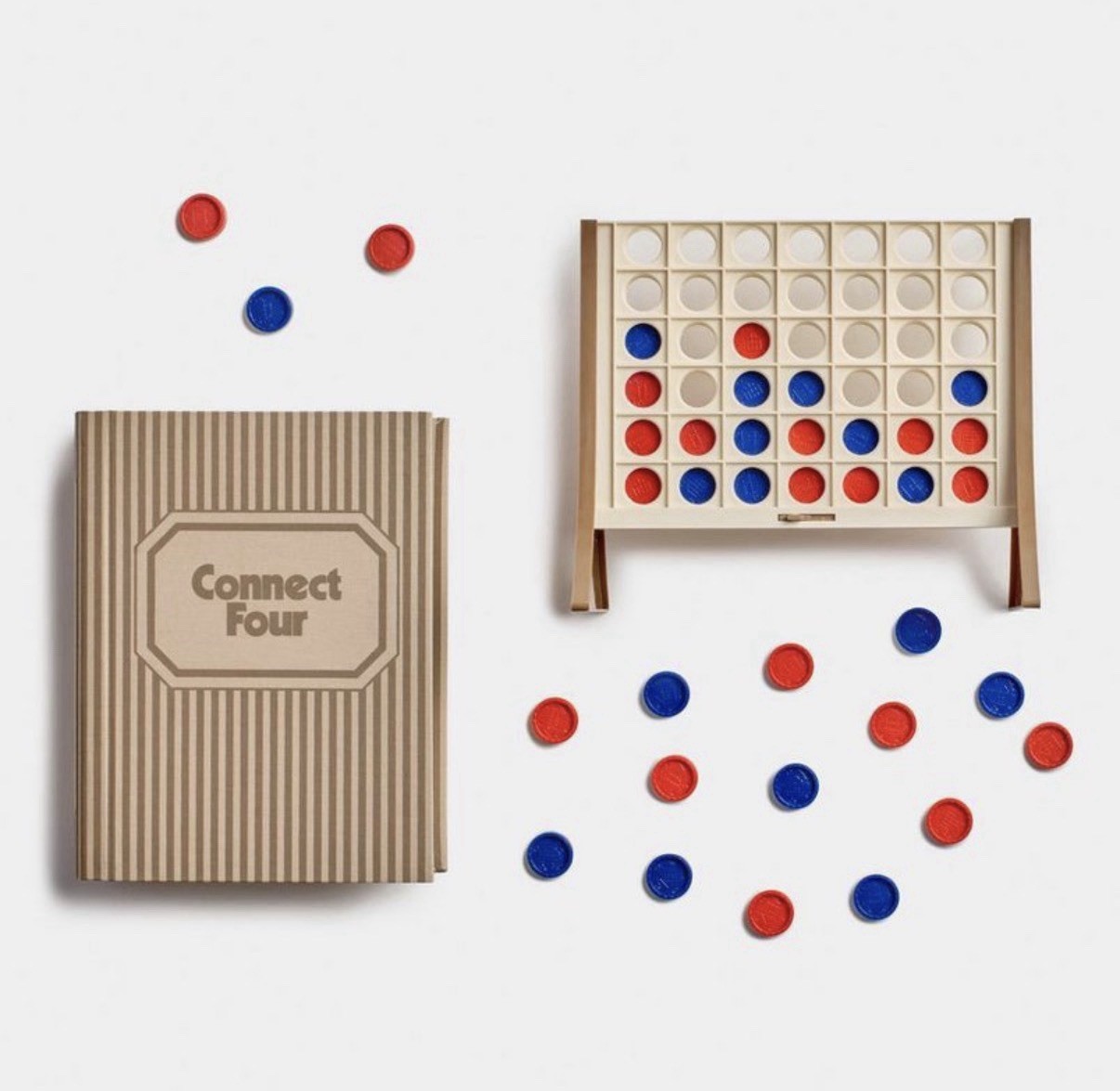 Connect 4 Board Game by Hearth & Hand with Magnolia, Ages 6+, 2 Players, BNIP