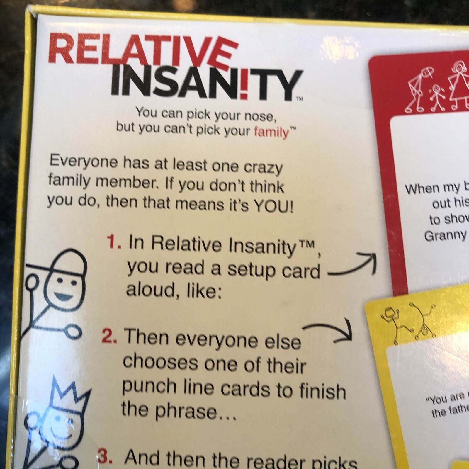 Relative Insanity Game – Brand New In Box Jeff Foxworthy 14 – Adult