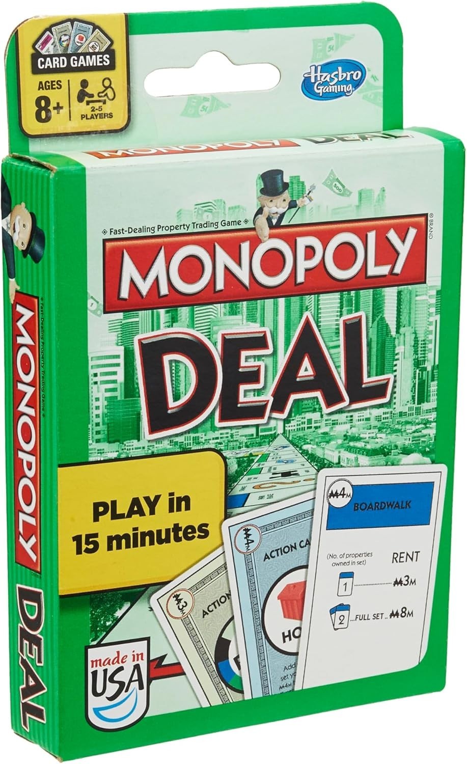 Monopoly Deal Card Game | Quick-Playing Card Game | Fun Games for Families and K