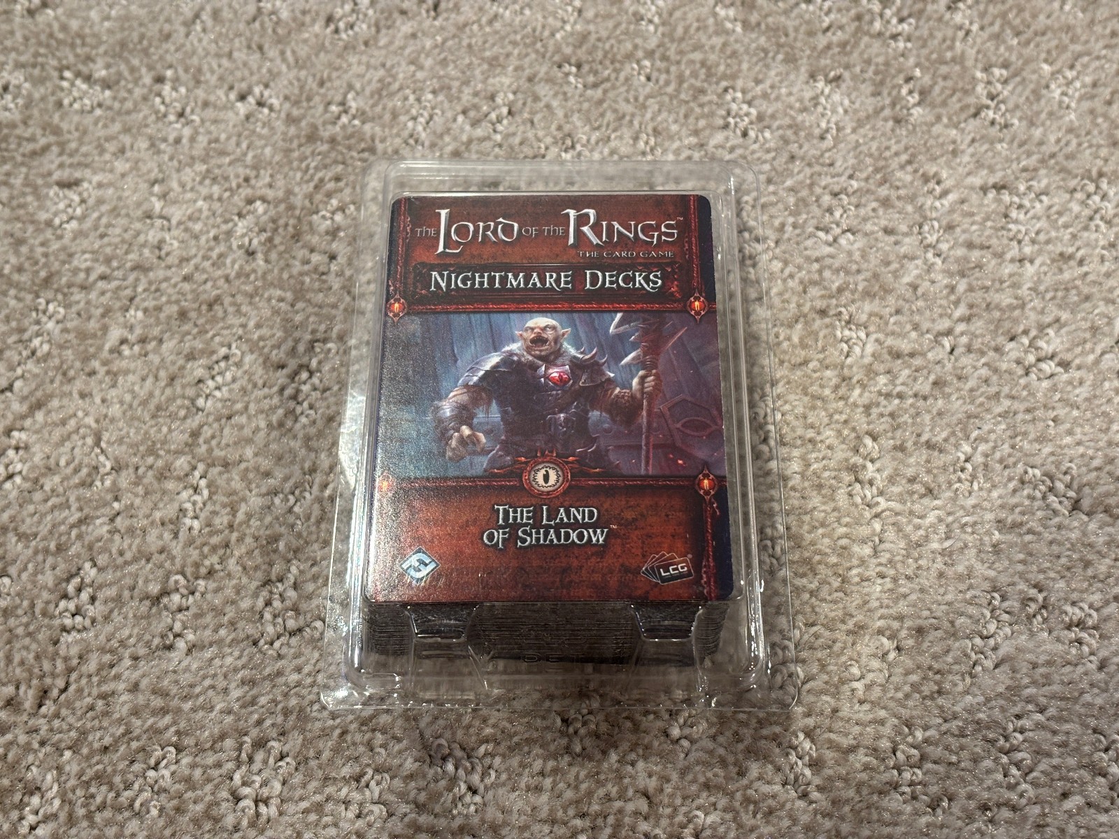 Lord of the Rings LCG: The Land of Shadow Nightmare Deck Card Game Expansion New