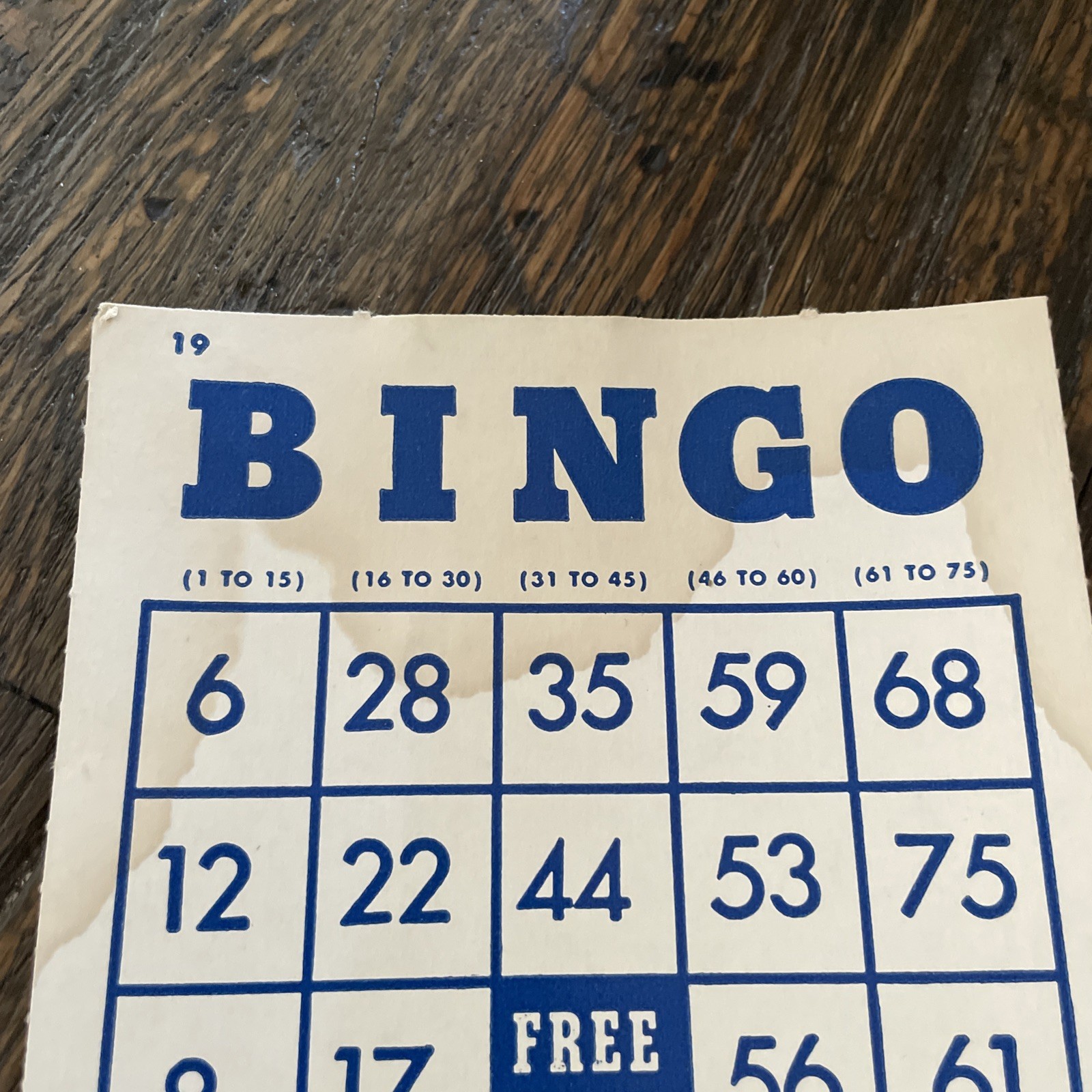 Vintage Bingo Cards + Bingo Trinket Tray