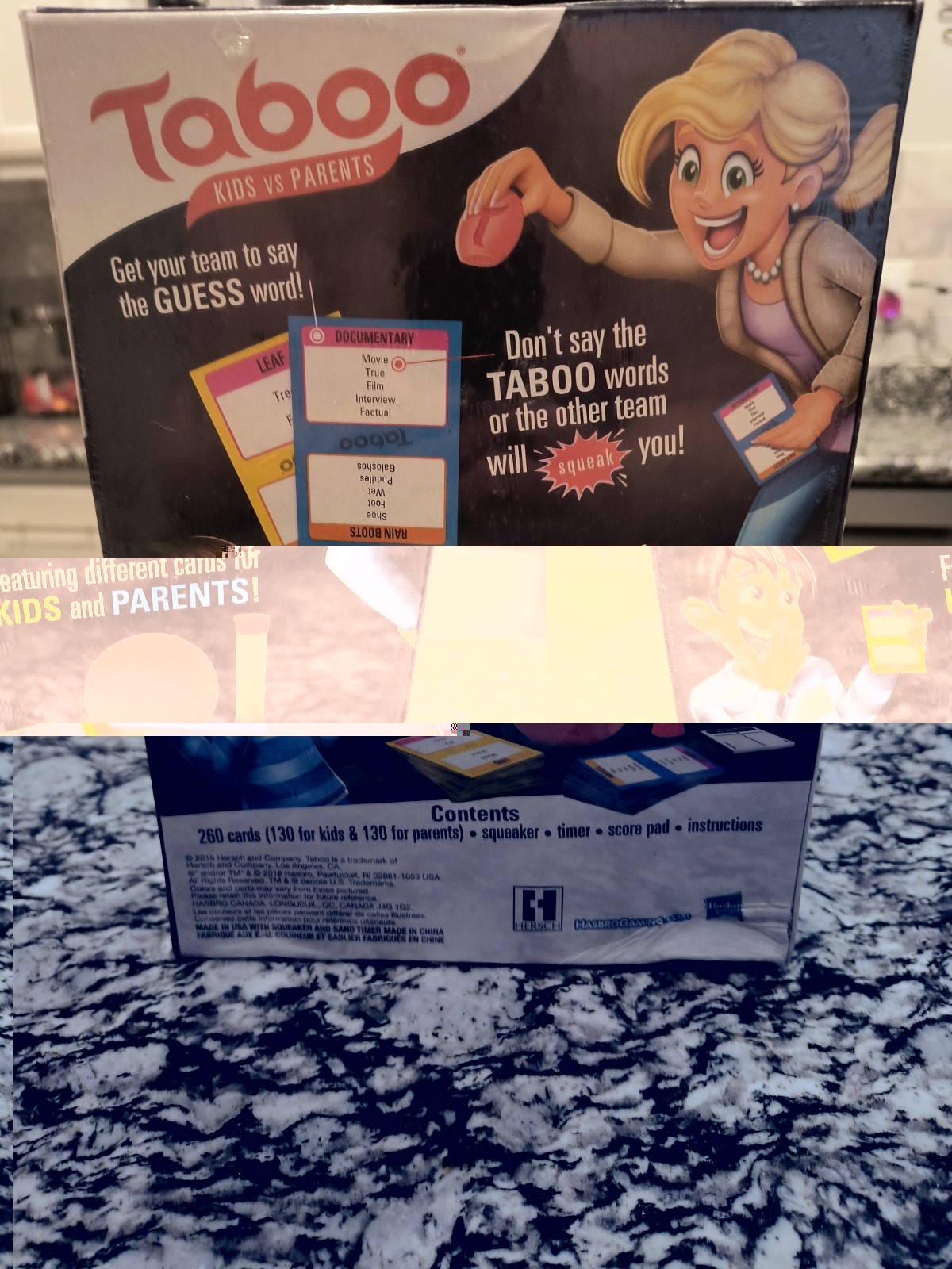 NEW & SEALED! Gaming Taboo Kids vs. Parents Family Fun Board Game Ages 8 and Up