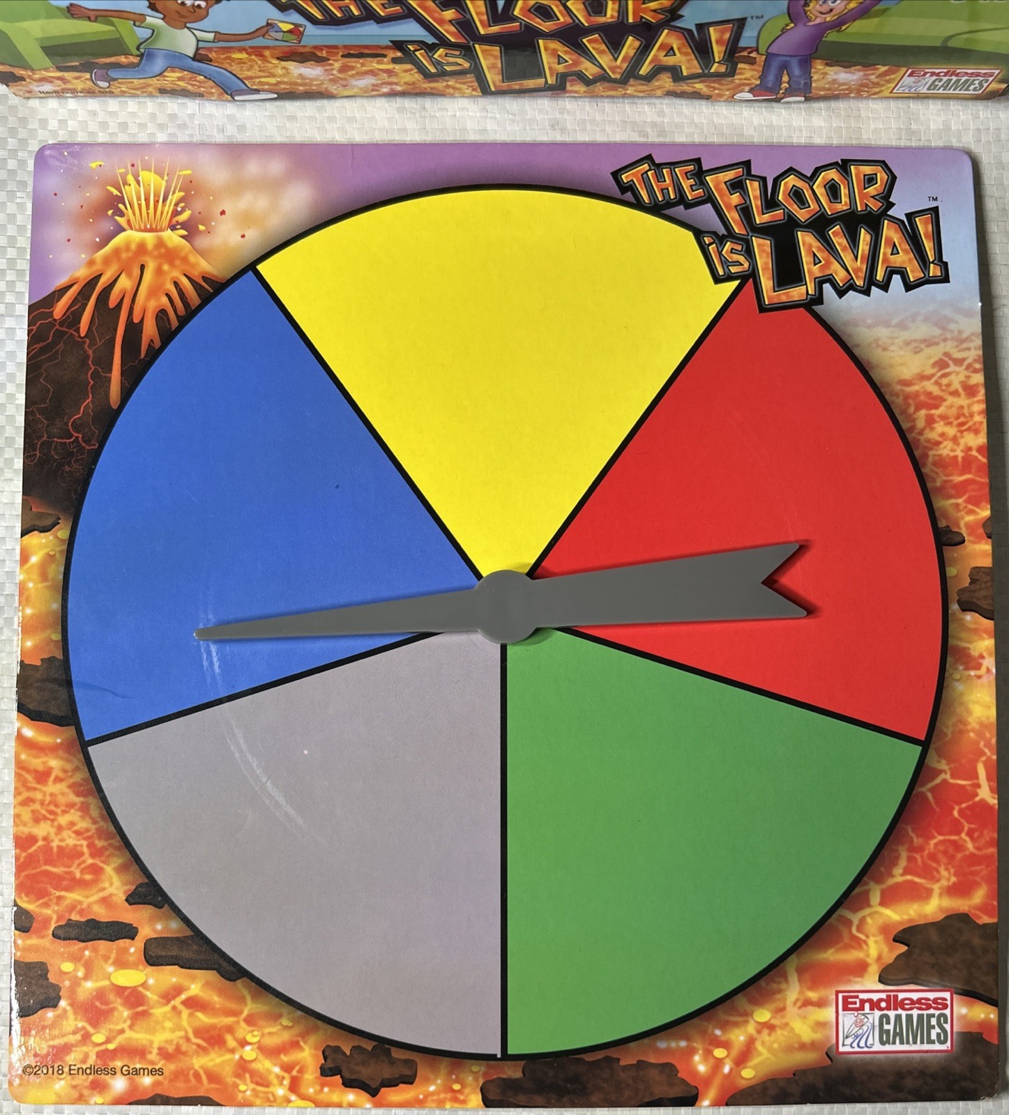 The Floor Is Lava Spinner Card Arrow & Base Replacement Part Endless Games