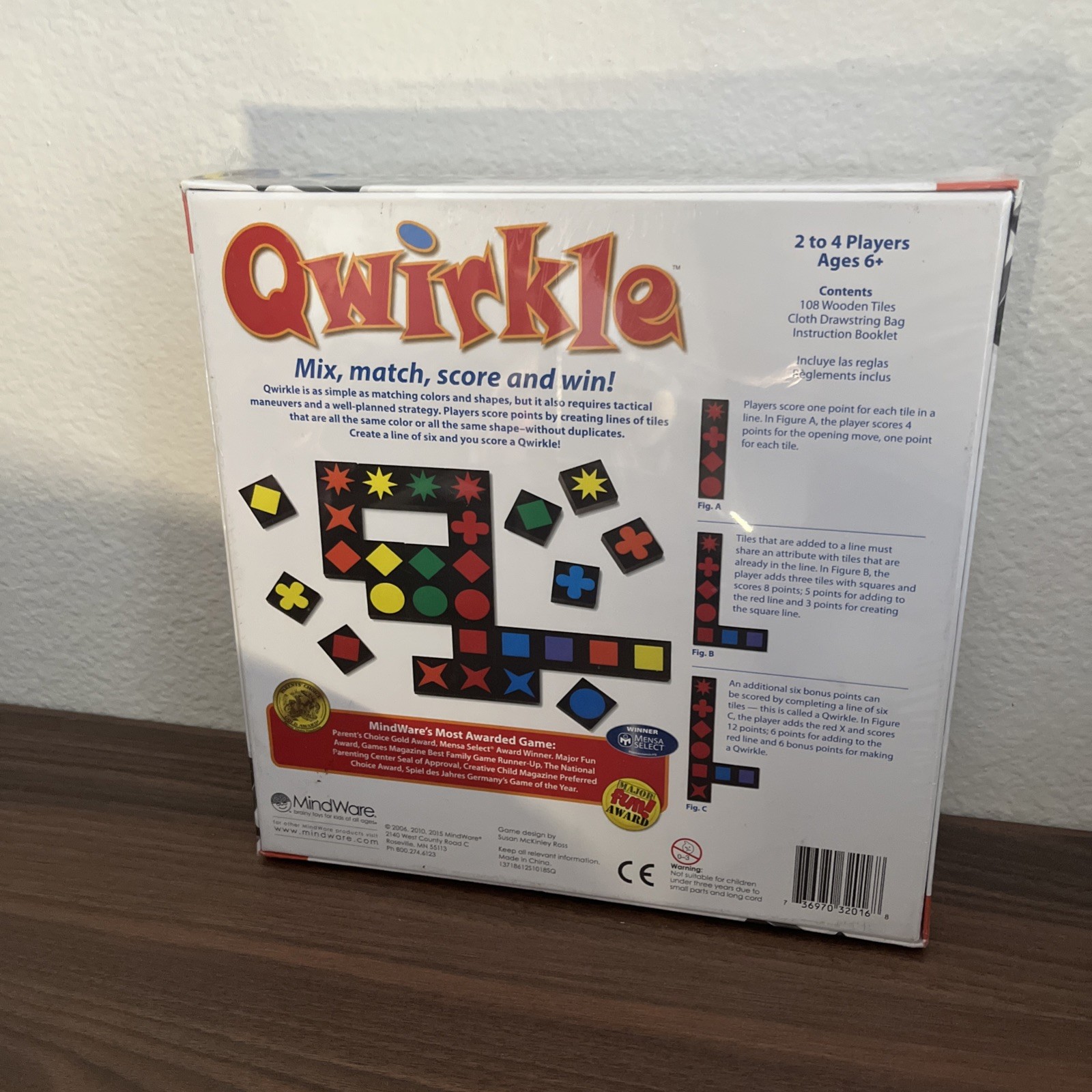MindWare Qwirkle Board Game